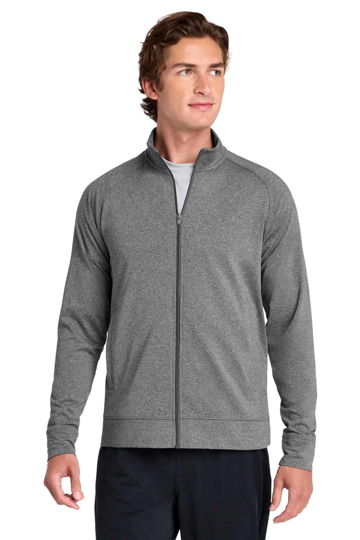 Sport-Tek ST857 Sport-Wick Stretch Full-Zip Cadet Jacket