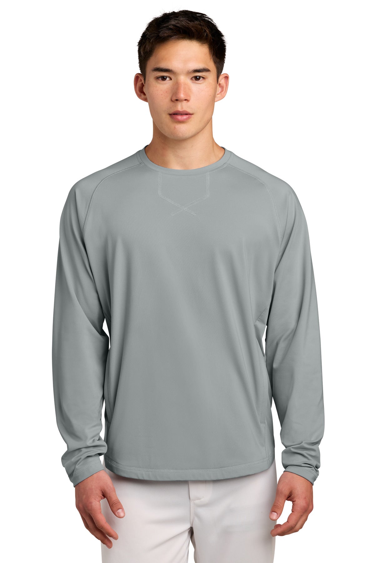 Sport-Tek ST859 Sport-Wick Stretch Pocketed Crewneck