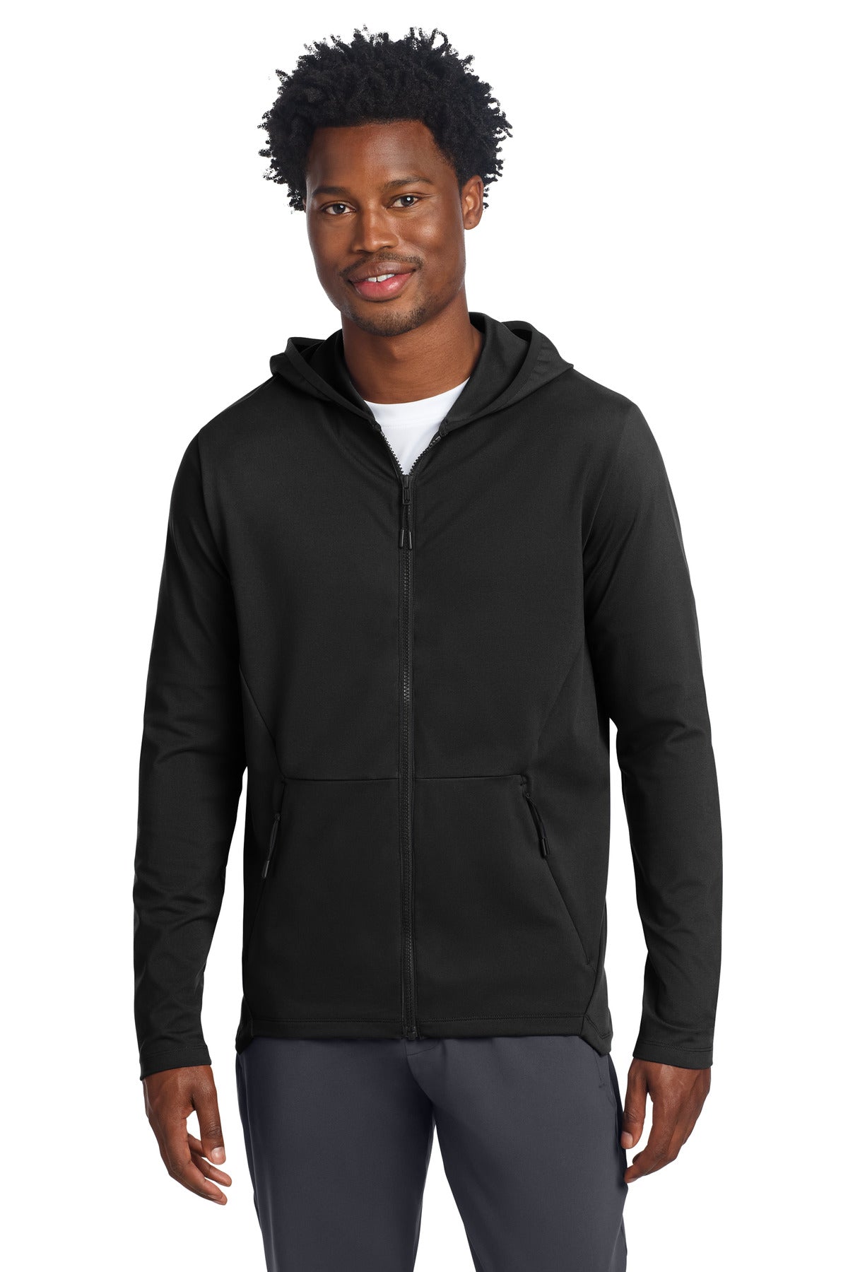 Sport-Tek ® Circuit Hooded Full-Zip ST870 - Sport-Tek ST870