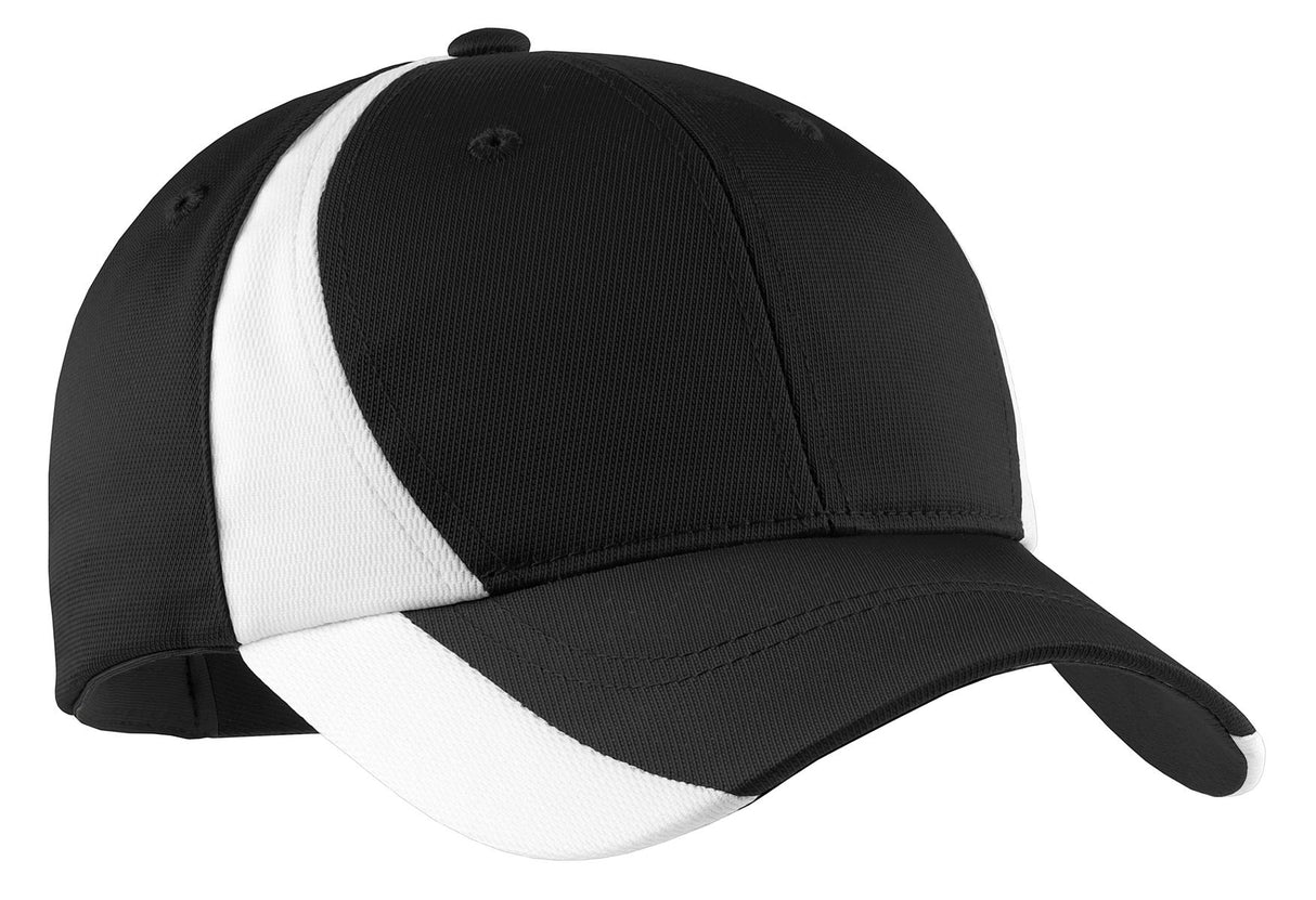 Sport-Tek STC11 Dry Zone Nylon Colorblock Cap Moisture-Wicking Hat