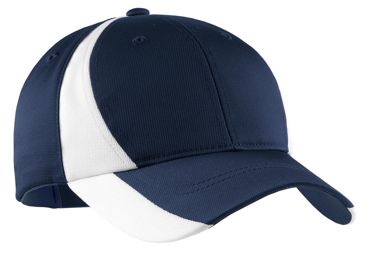 Sport-Tek STC11 Dry Zone Nylon Colorblock Cap Moisture-Wicking Hat