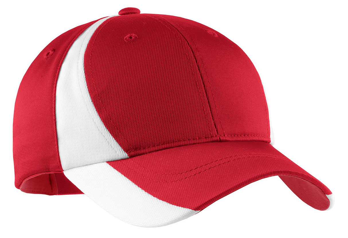 Sport-Tek STC11 Dry Zone Nylon Colorblock Cap Moisture-Wicking Hat