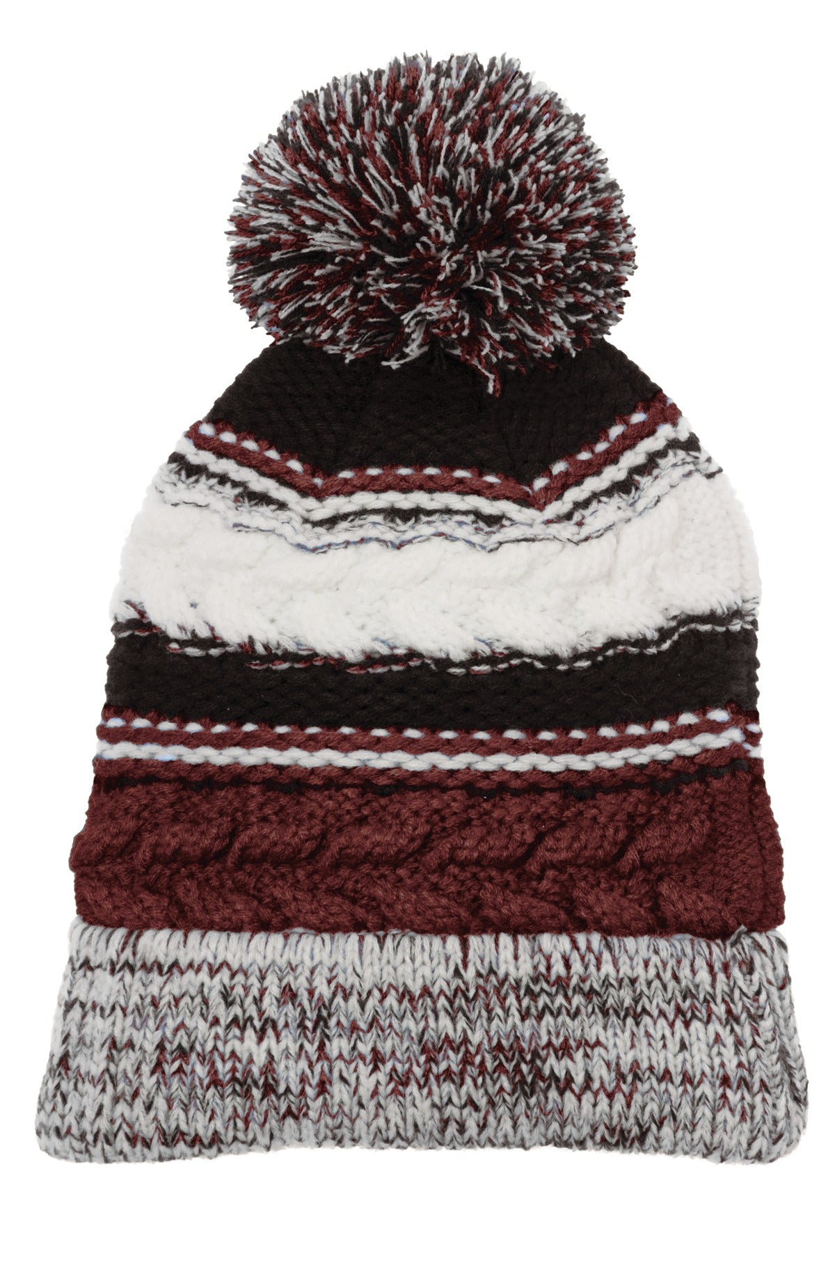 Sport-Tek ® Pom Pom Team Beanie. STC21 - Sport-Tek STC21
