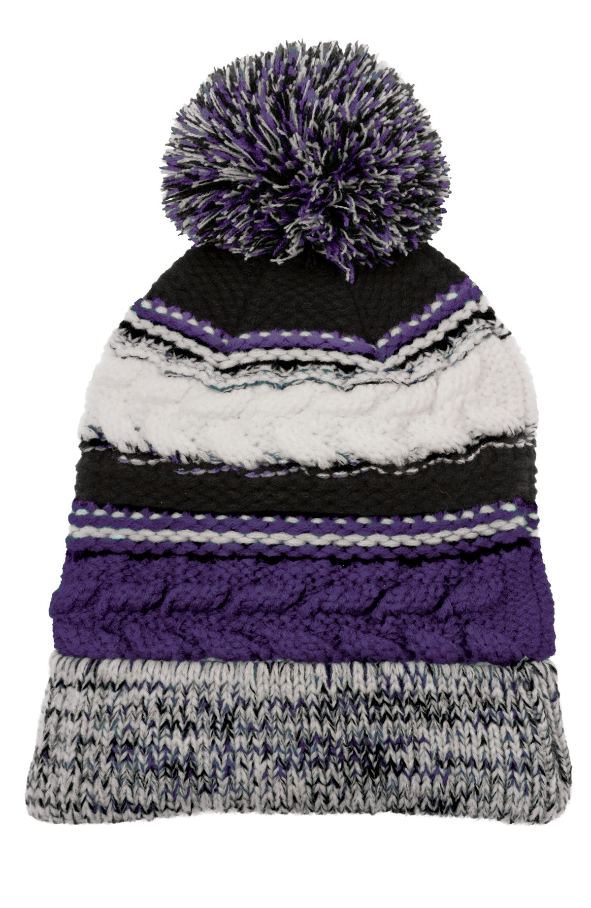Sport-Tek ® Pom Pom Team Beanie. STC21 - Sport-Tek STC21