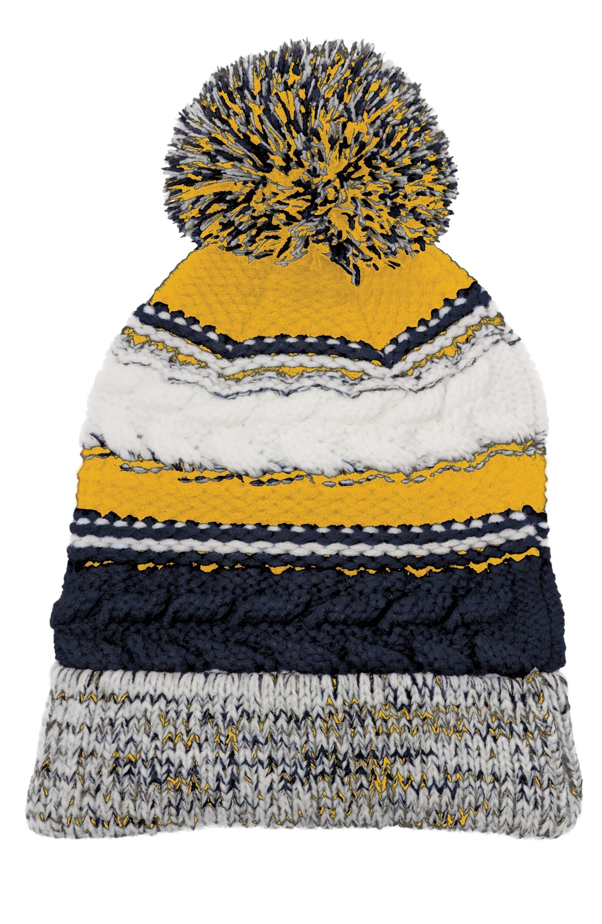 Sport-Tek ® Pom Pom Team Beanie. STC21 - Sport-Tek STC21