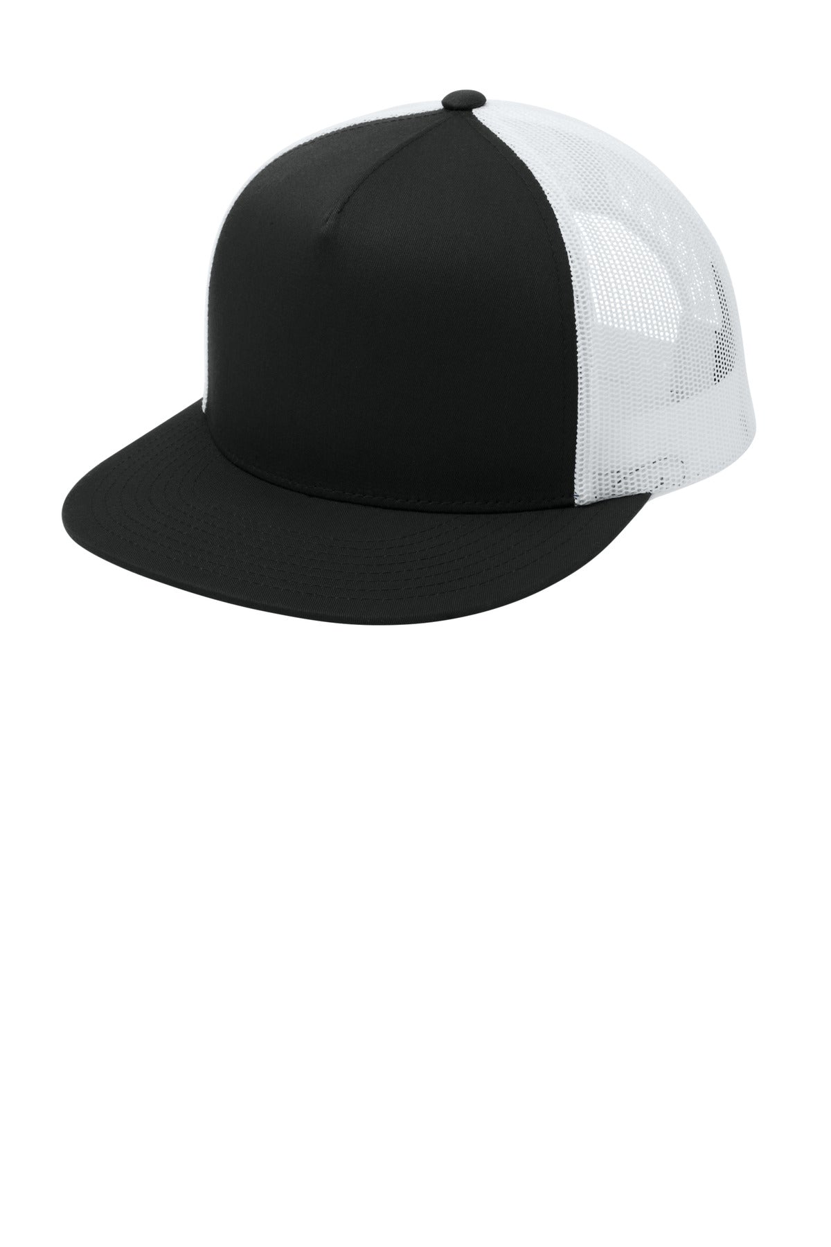 Sport-Tek ® YP Classics ® 5-Panel Classic Trucker Mesh Back Cap. STC38 - Sport-Tek STC38