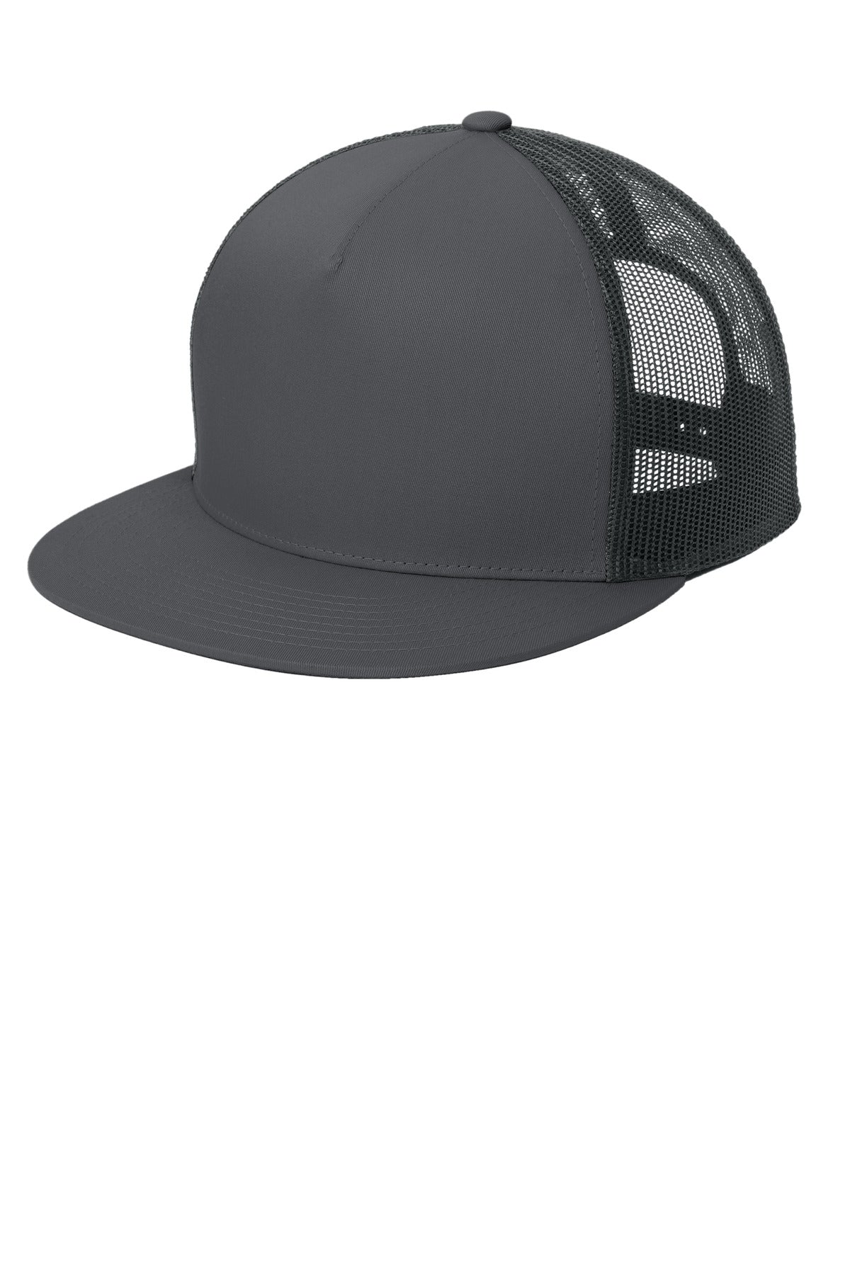Sport-Tek ® YP Classics ® 5-Panel Classic Trucker Mesh Back Cap. STC38 - Sport-Tek STC38