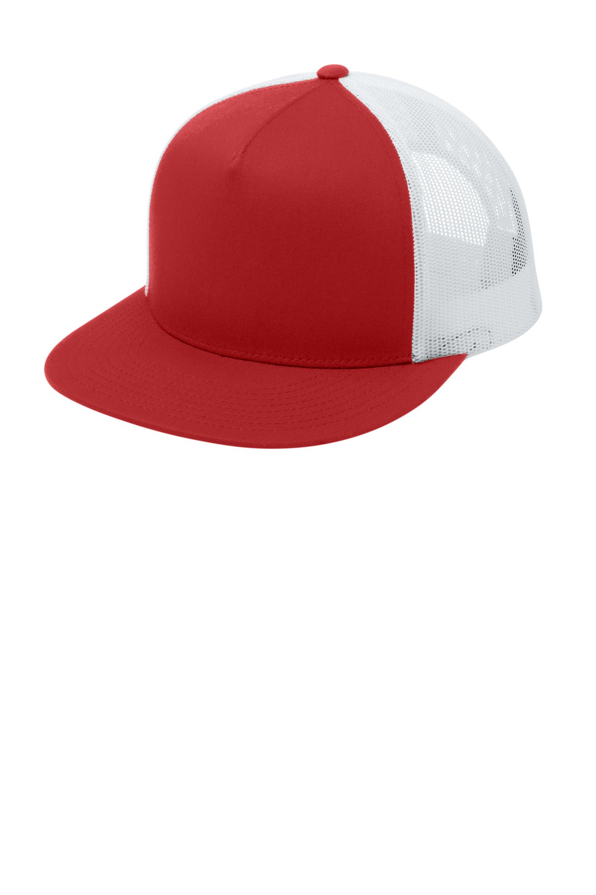 Sport-Tek ® YP Classics ® 5-Panel Classic Trucker Mesh Back Cap. STC38 - Sport-Tek STC38