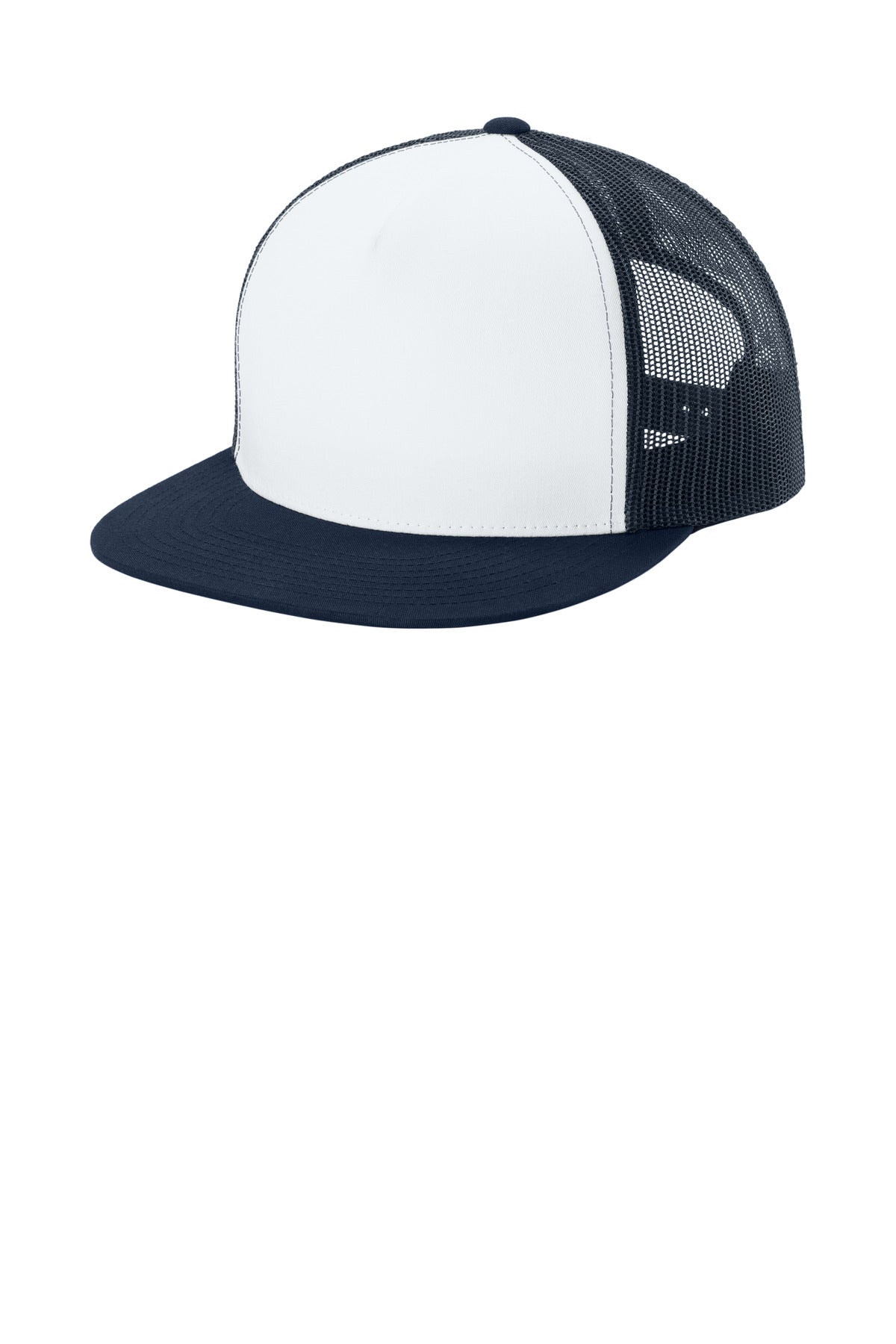 Sport-Tek ® YP Classics ® 5-Panel Classic Trucker Mesh Back Cap. STC38 - Sport-Tek STC38