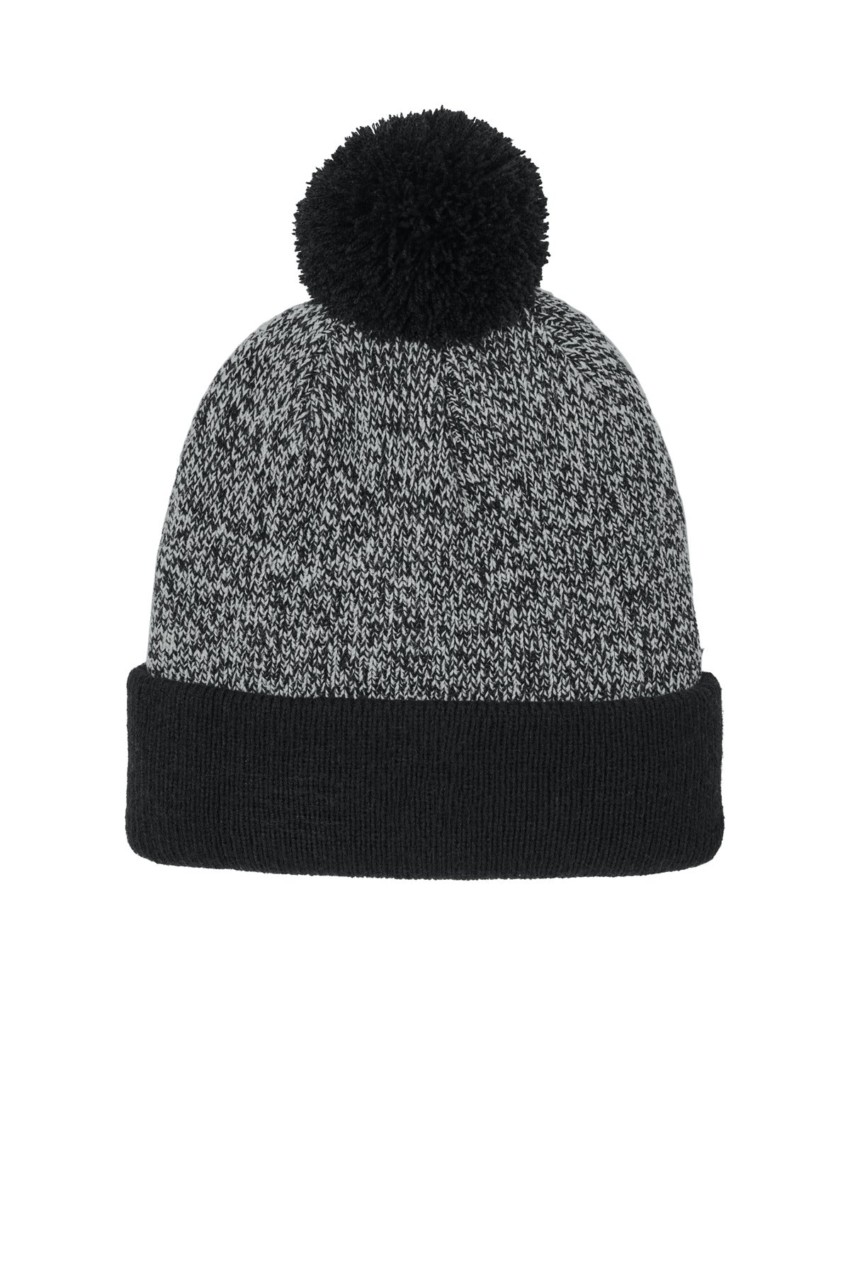 Sport-Tek ® Halftime Heather Pom Beanie STC68 - Sport-Tek STC68