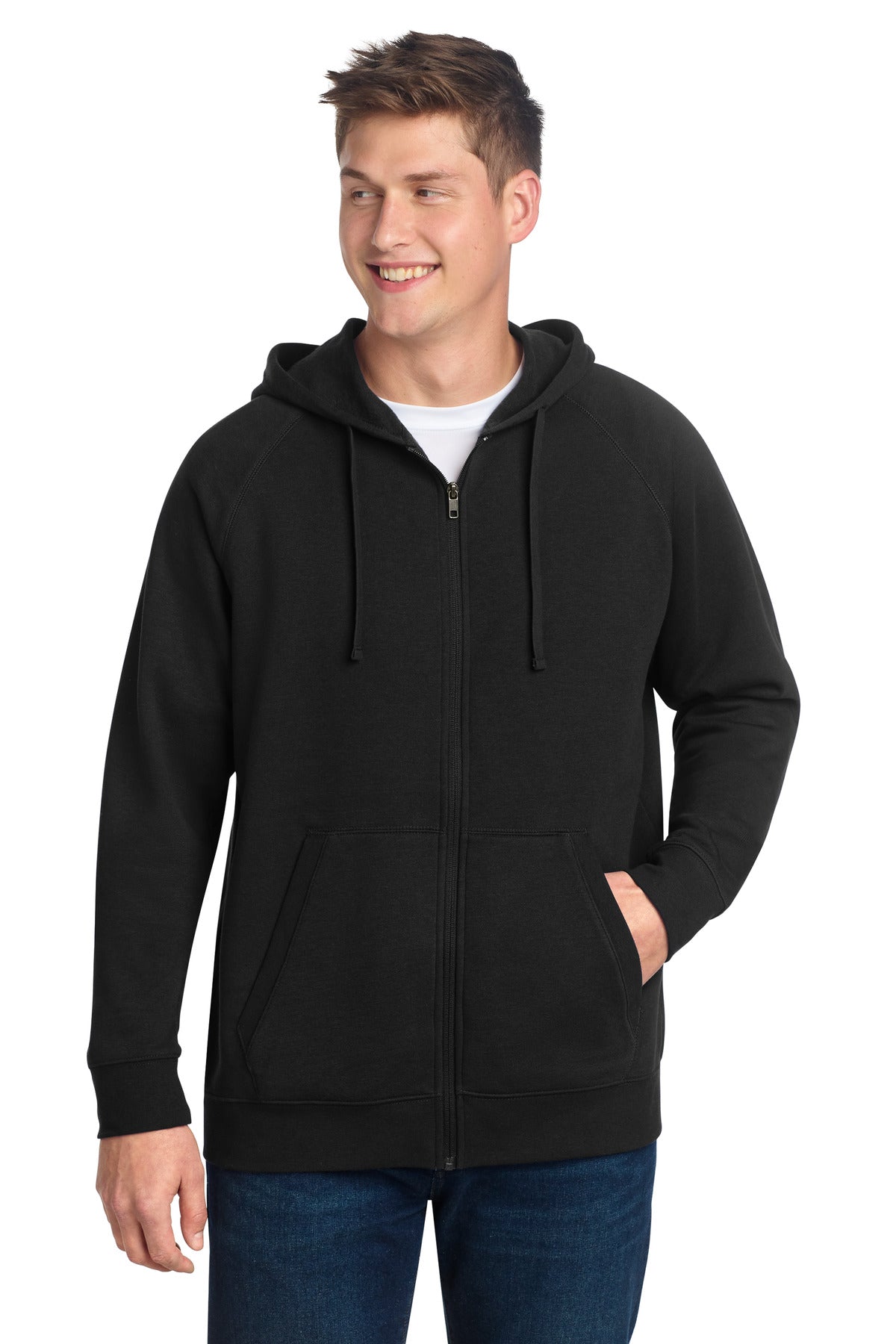 Sport-Tek ® Drive Fleece Hooded Full-Zip STF201 - Sport-Tek STF201