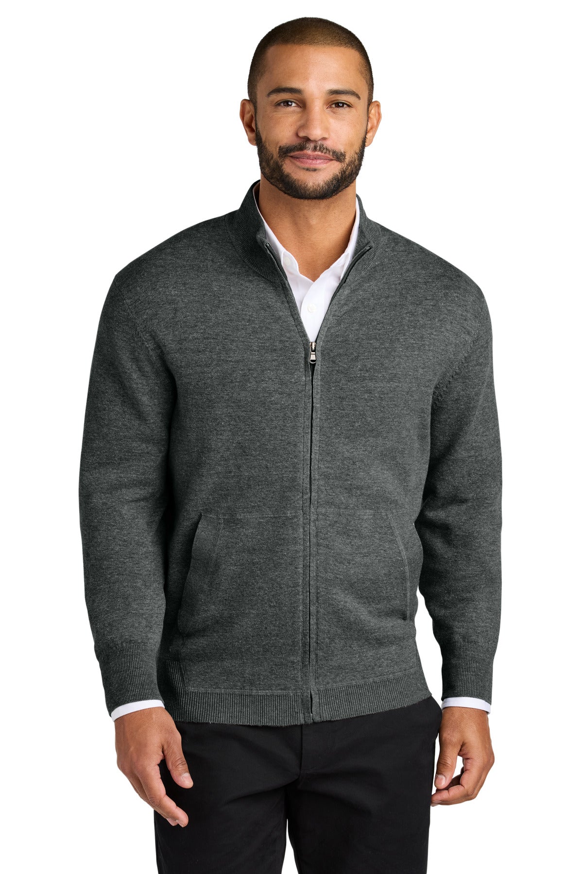 Port Authority ® Easy Care Full-Zip Sweater SW2901 - Port Authority SW2901