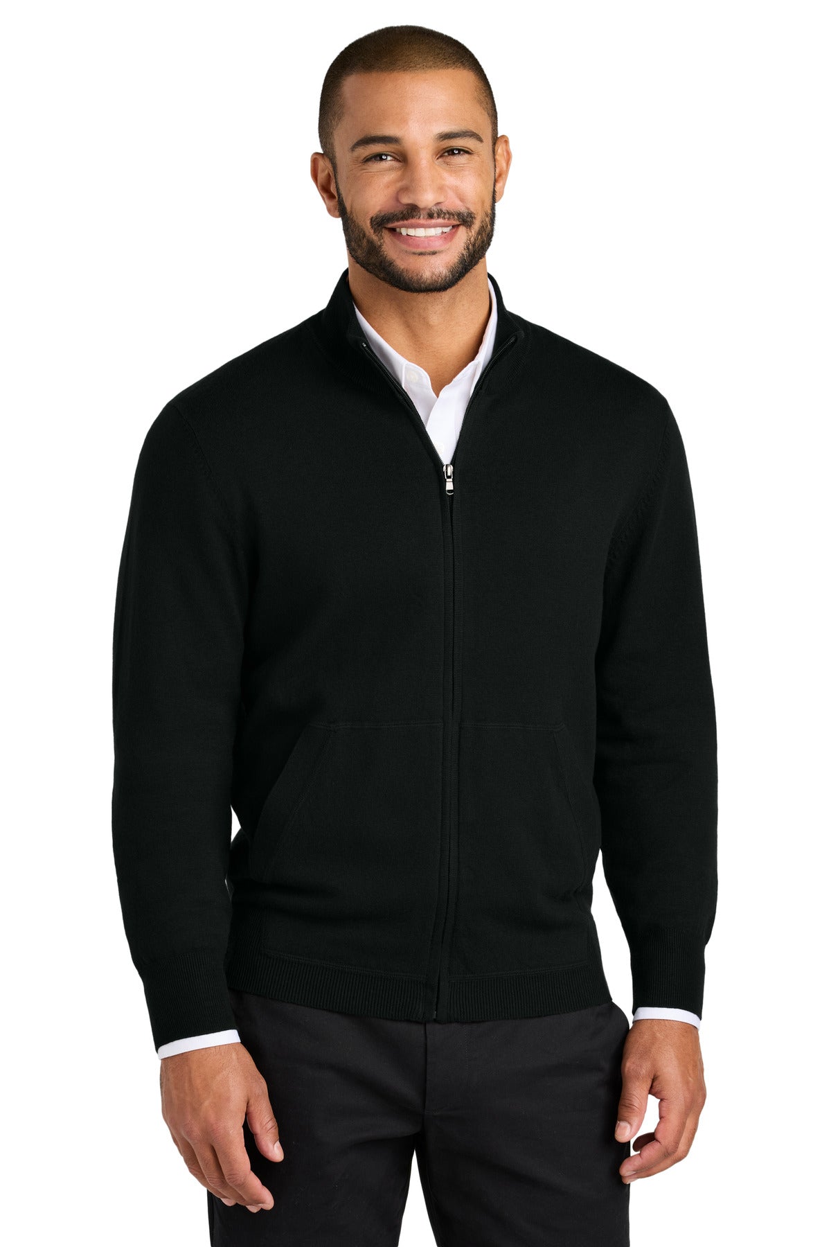 Port Authority SW2901 Easy Care Full-Zip Sweater | Wholesale