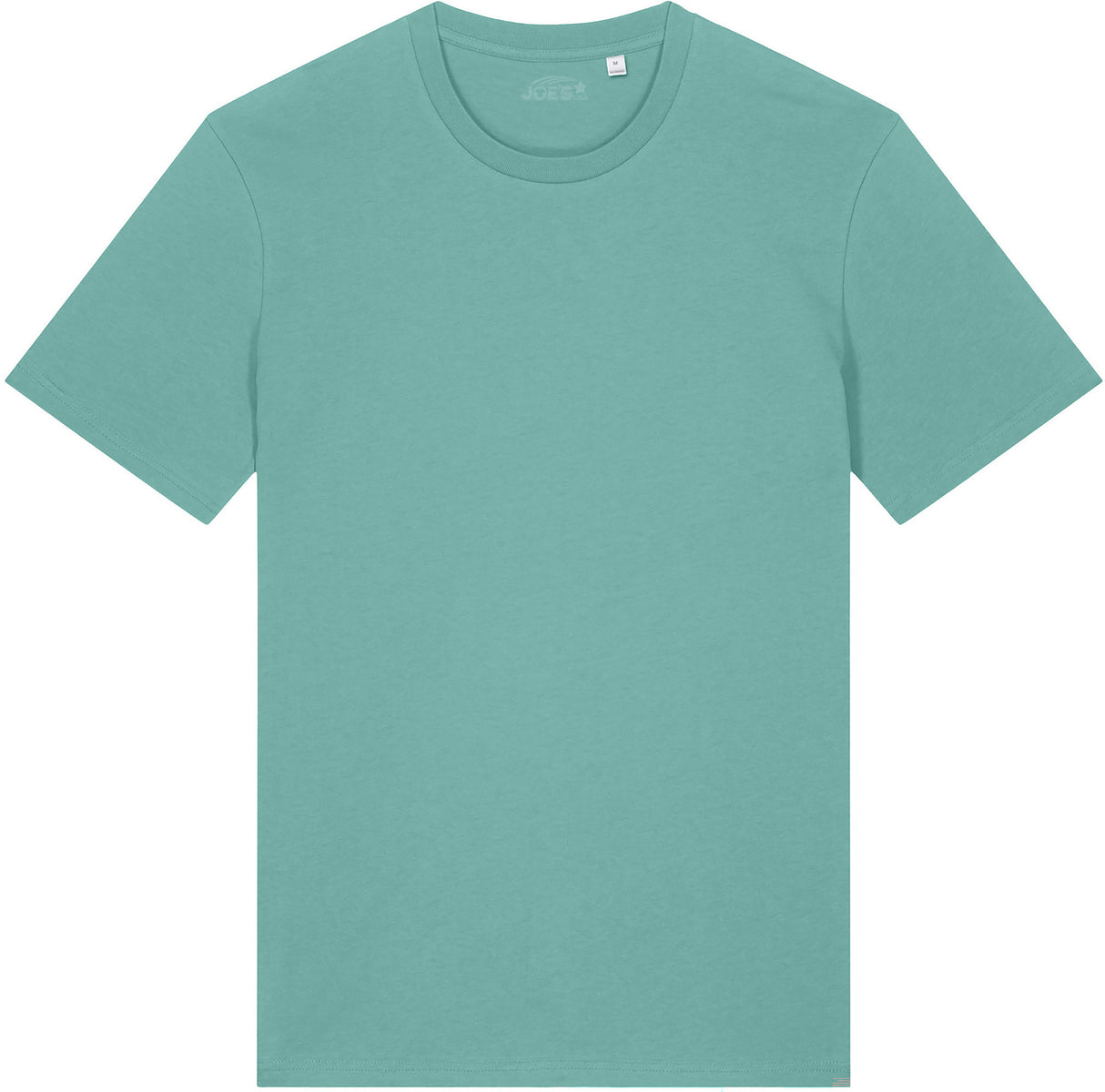 Joe's USA Organic Midweight Tee - Teal Monstera