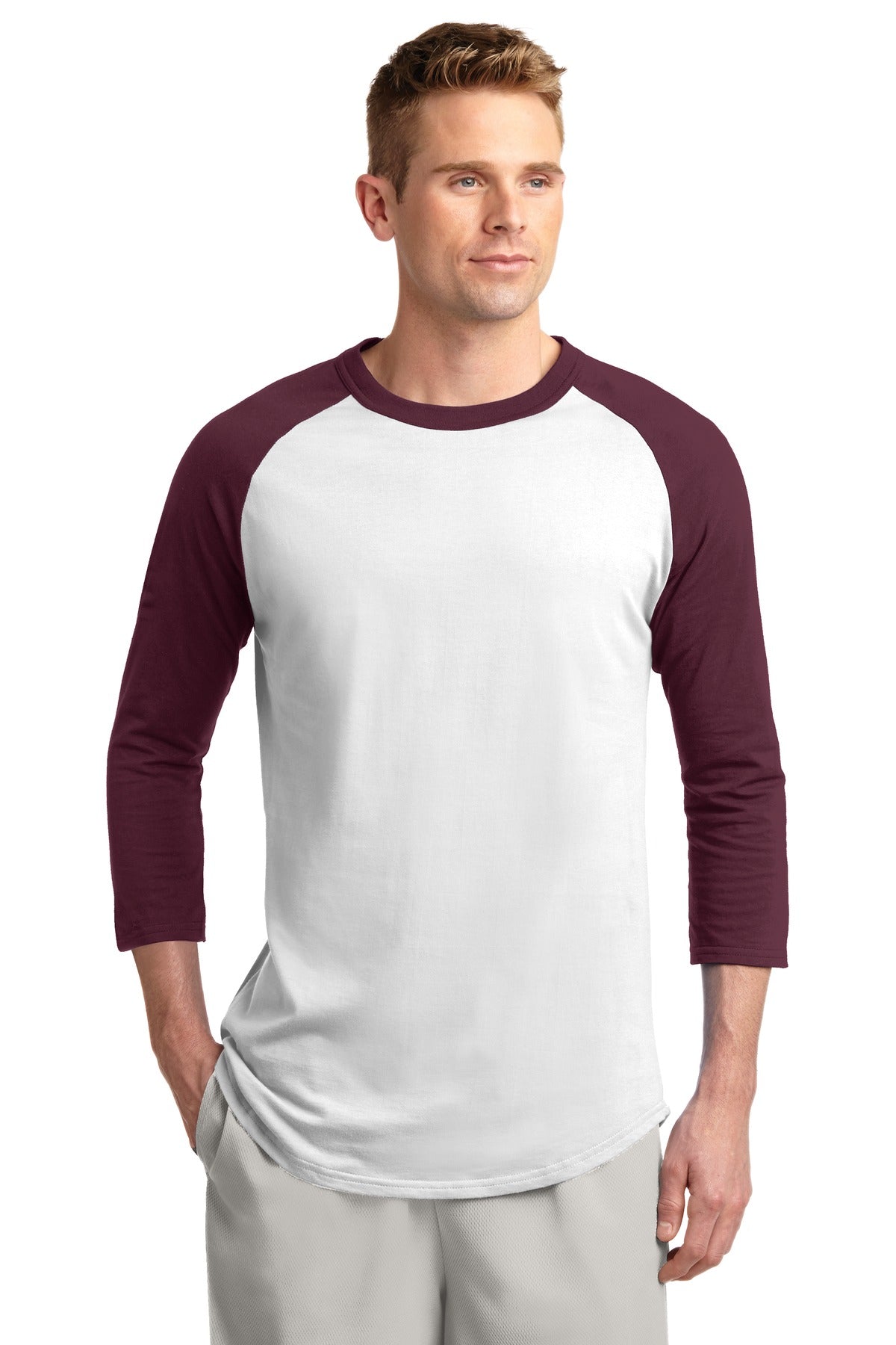 Sport-Tek ® Colorblock Raglan Jersey. T200 - Sport-Tek T200