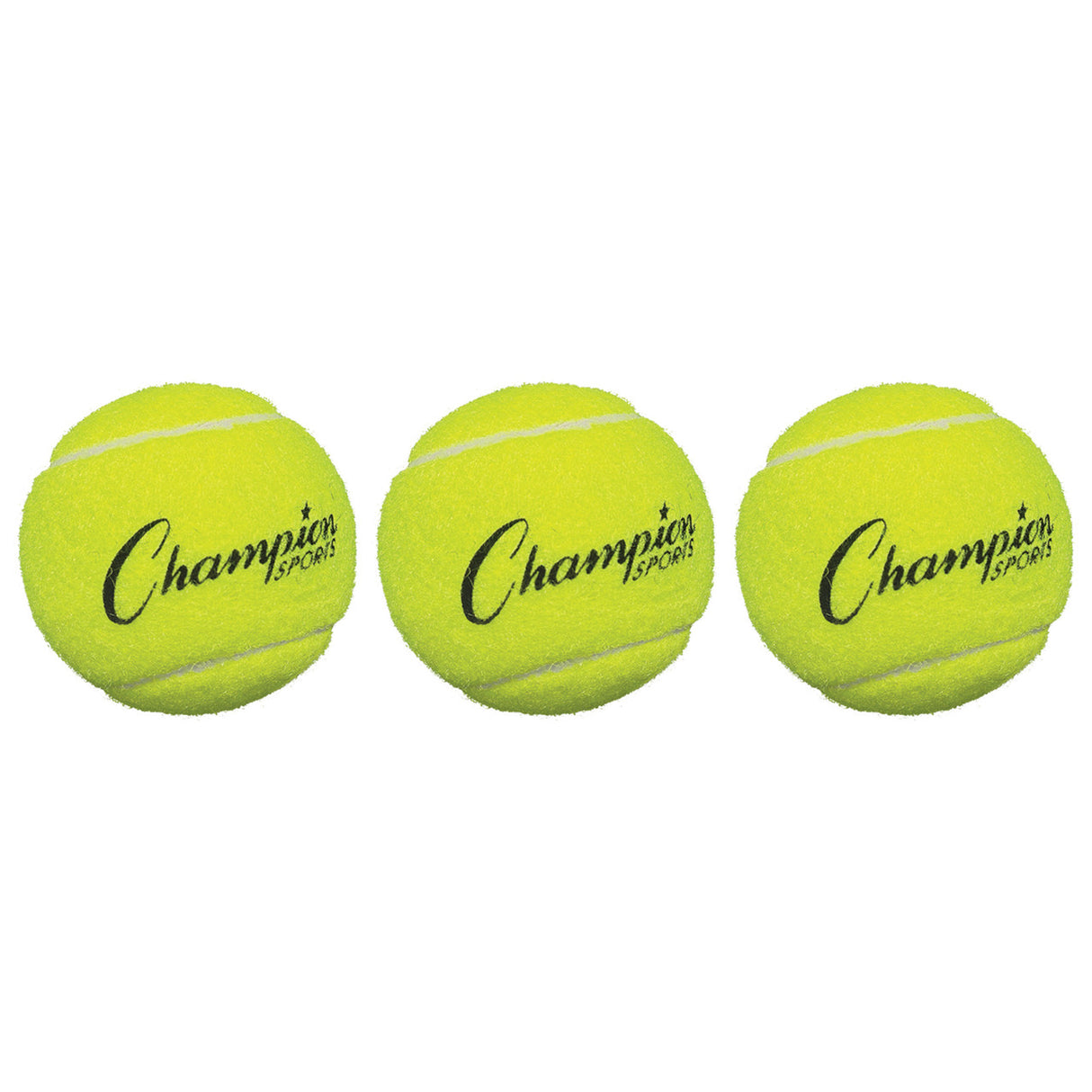 Champion Sports TENNIS BALLS, PACK OF 3