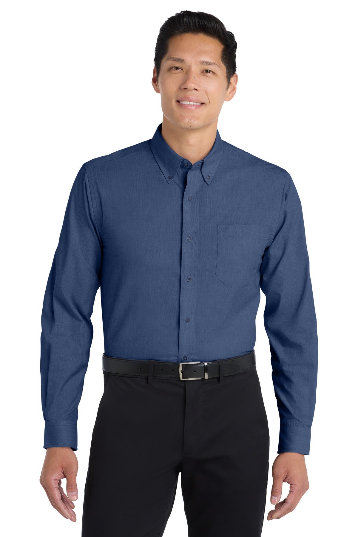 Port Authority ® Tall Crosshatch Easy Care Shirt. TLS640 - Port Authority TLS640