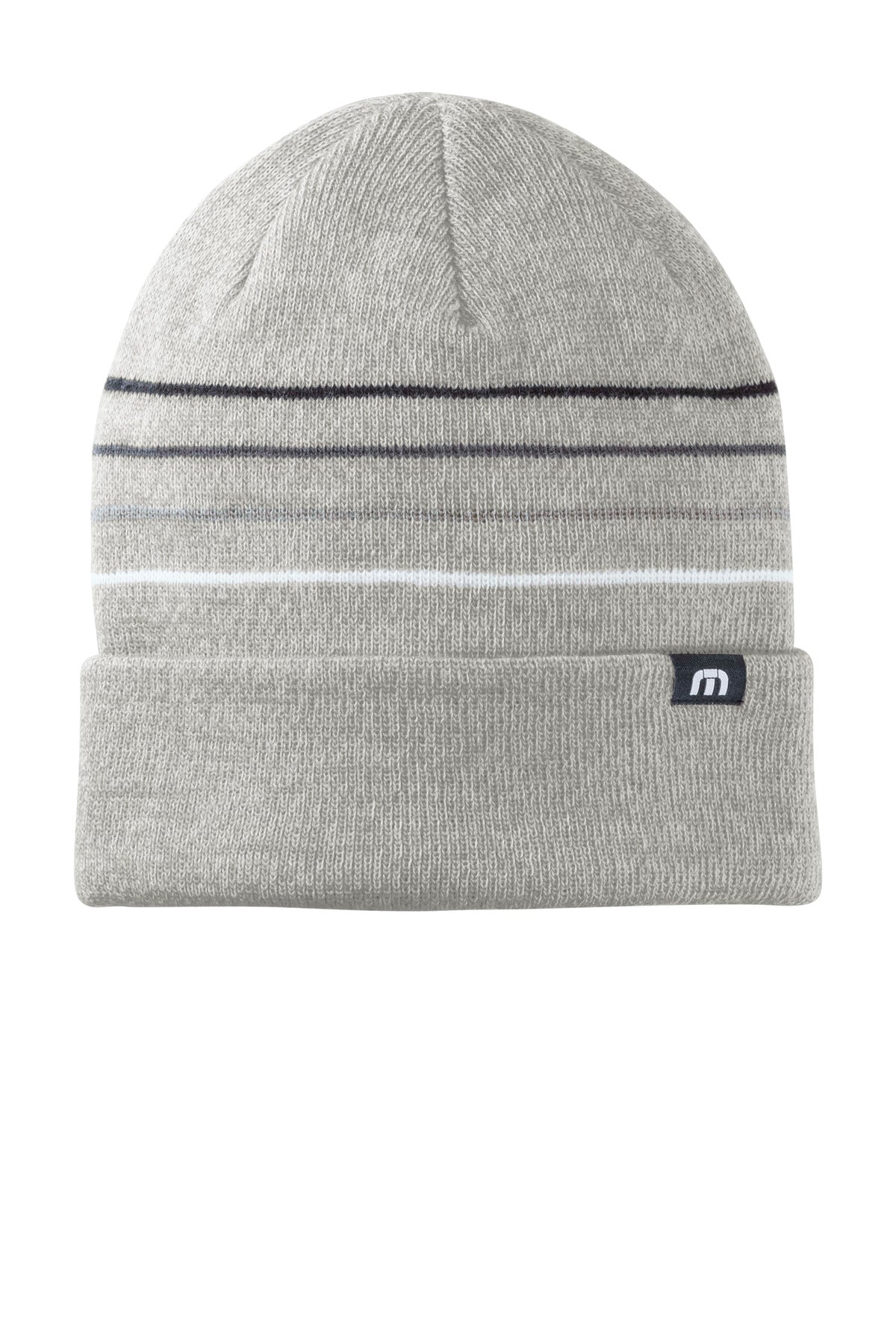 TravisMathew TM1MY393 Striped Cuffed Beanie