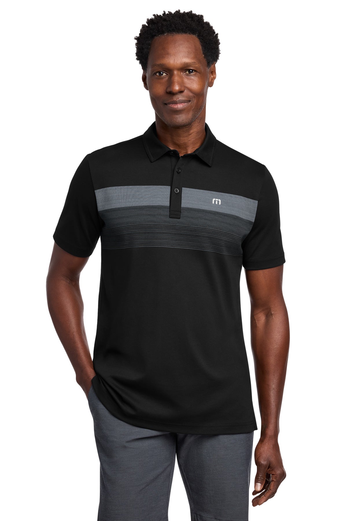 TravisMathew TM1MY402 Coastal Chest Stripe Polo