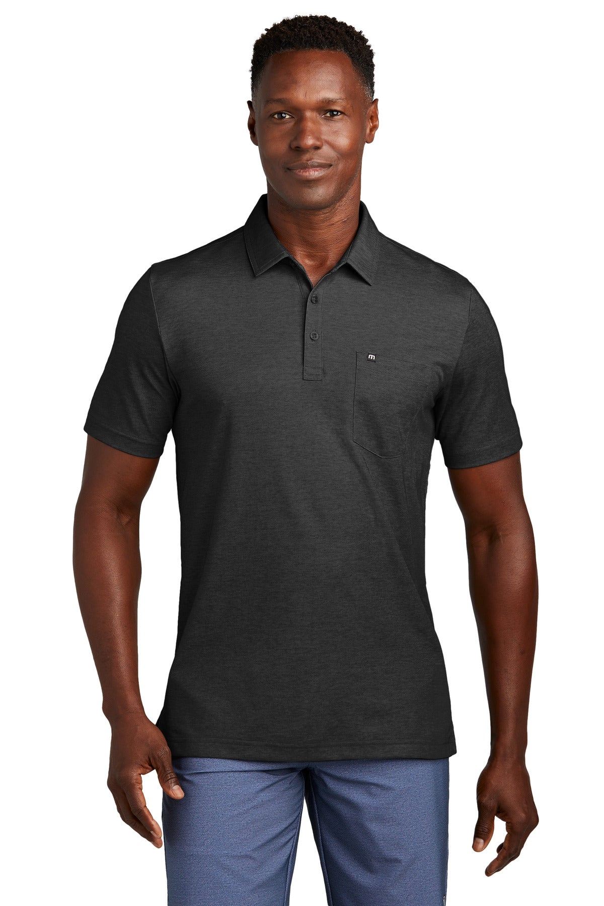 TravisMathew TM1MY404 Oceanside Heather Pocket Polo