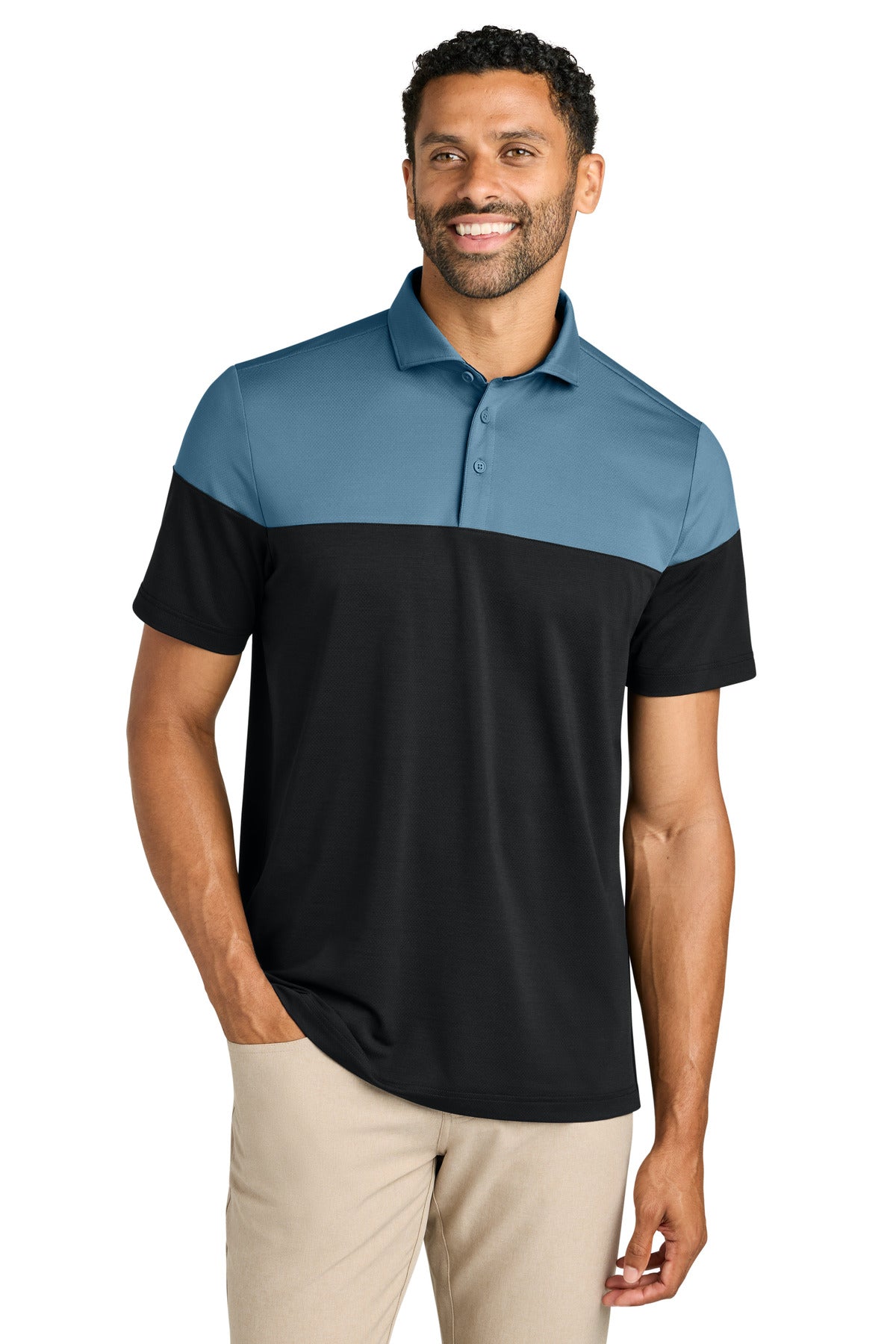 TravisMathew TMA42774 Onward Colorblock Performance Polo