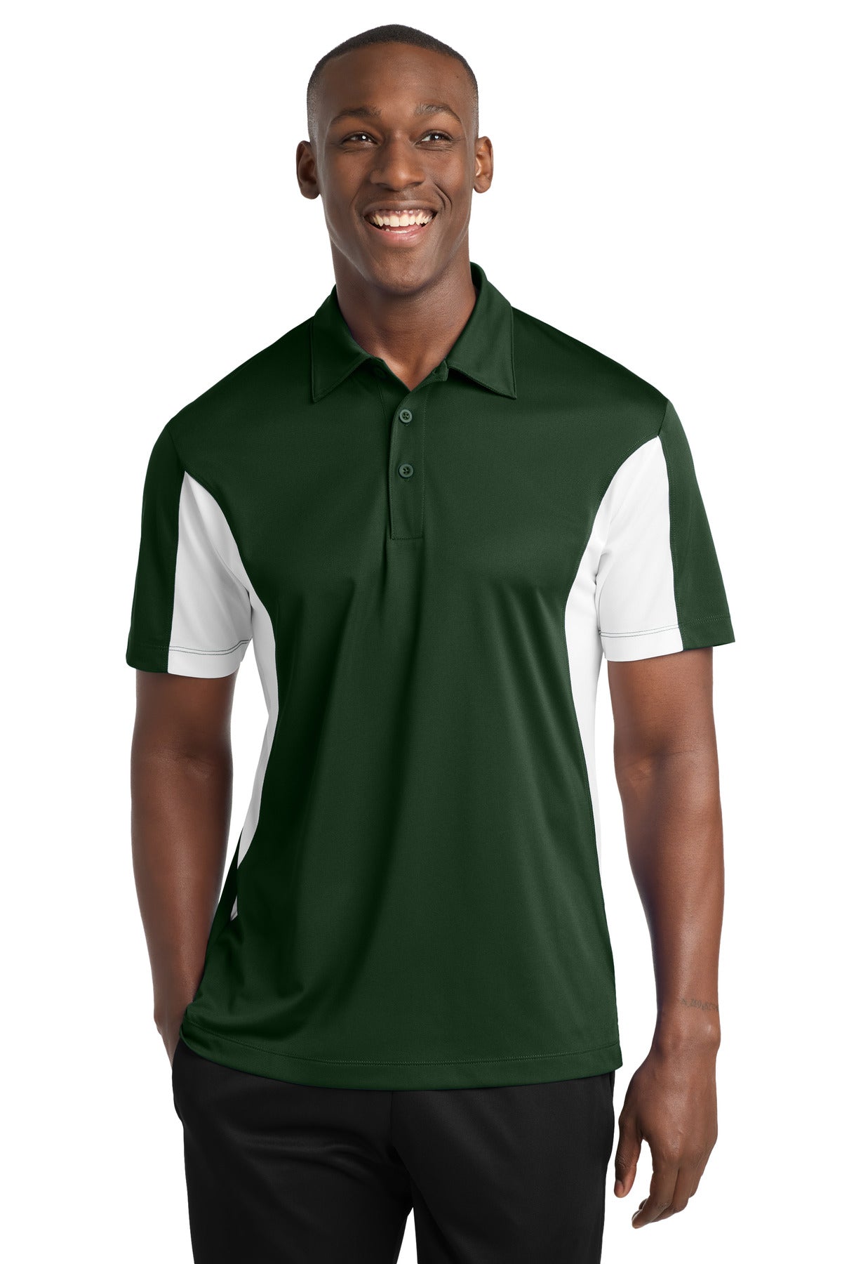 Sport-Tek ® Tall Side Blocked Micropique Sport-Wick ® Polo. TST655 - Sport-Tek TST655