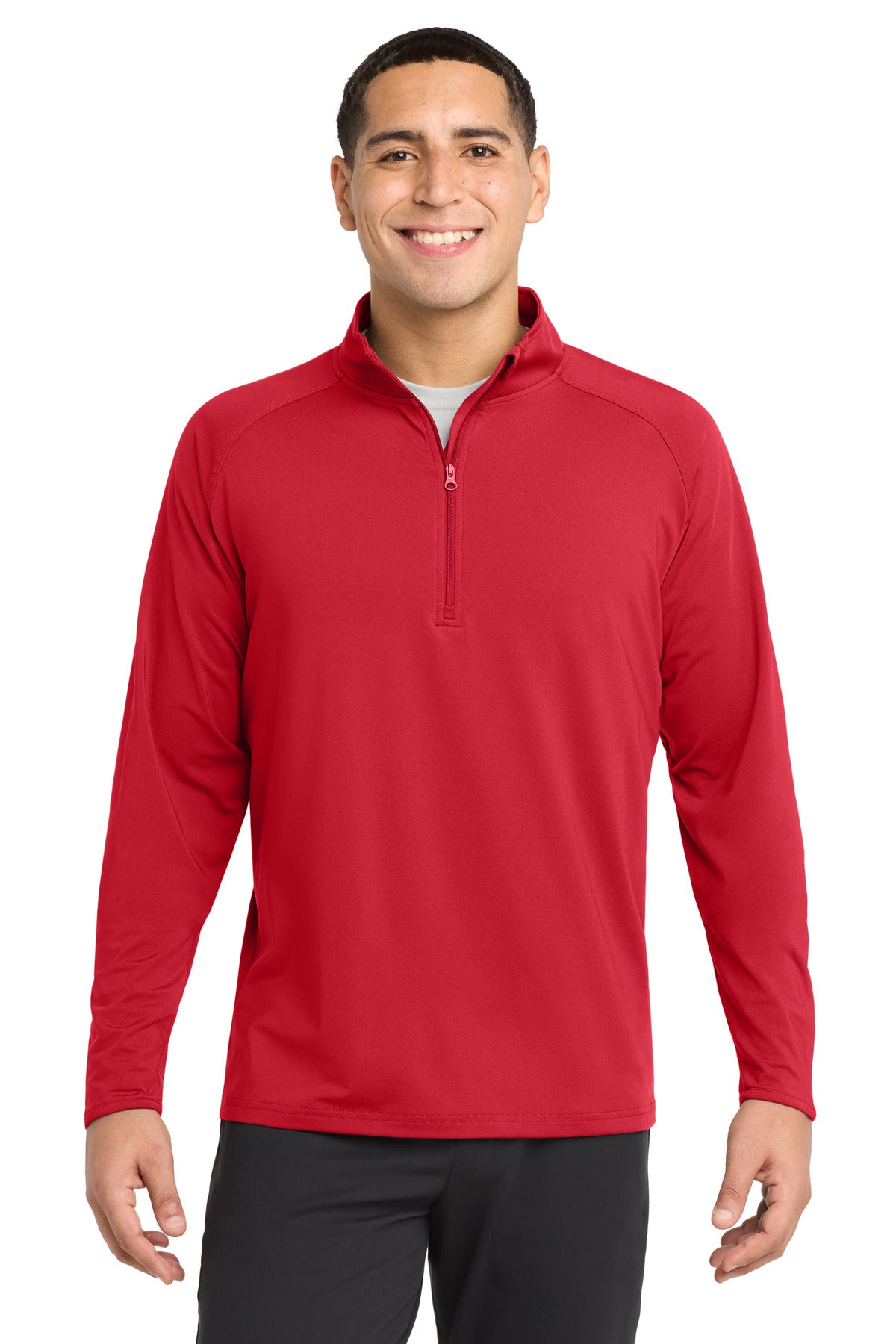 Sport-Tek ® Tall Sport-Wick ® Stretch 1/4-Zip Pullover. TST850 - Sport-Tek TST850
