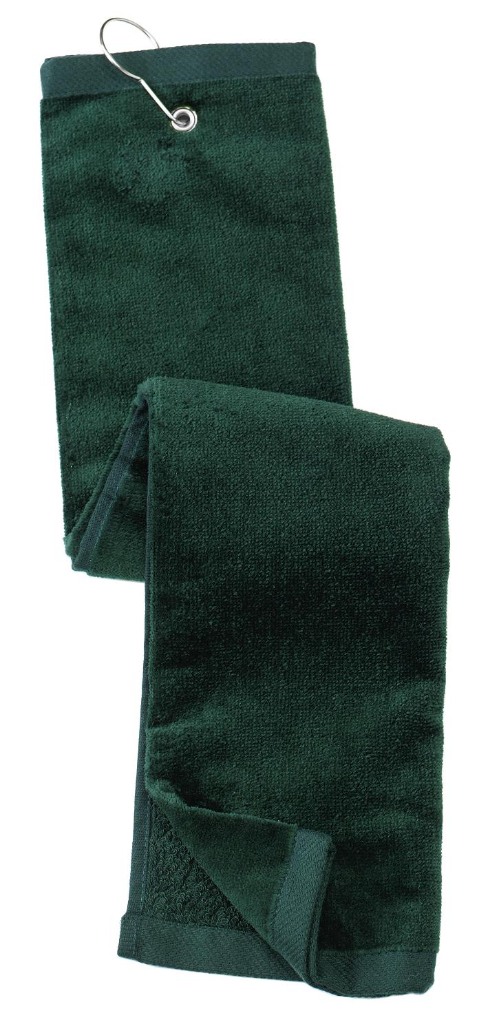 Port Authority ® Grommeted Tri-Fold Golf Towel. TW50 - Port Authority TW50