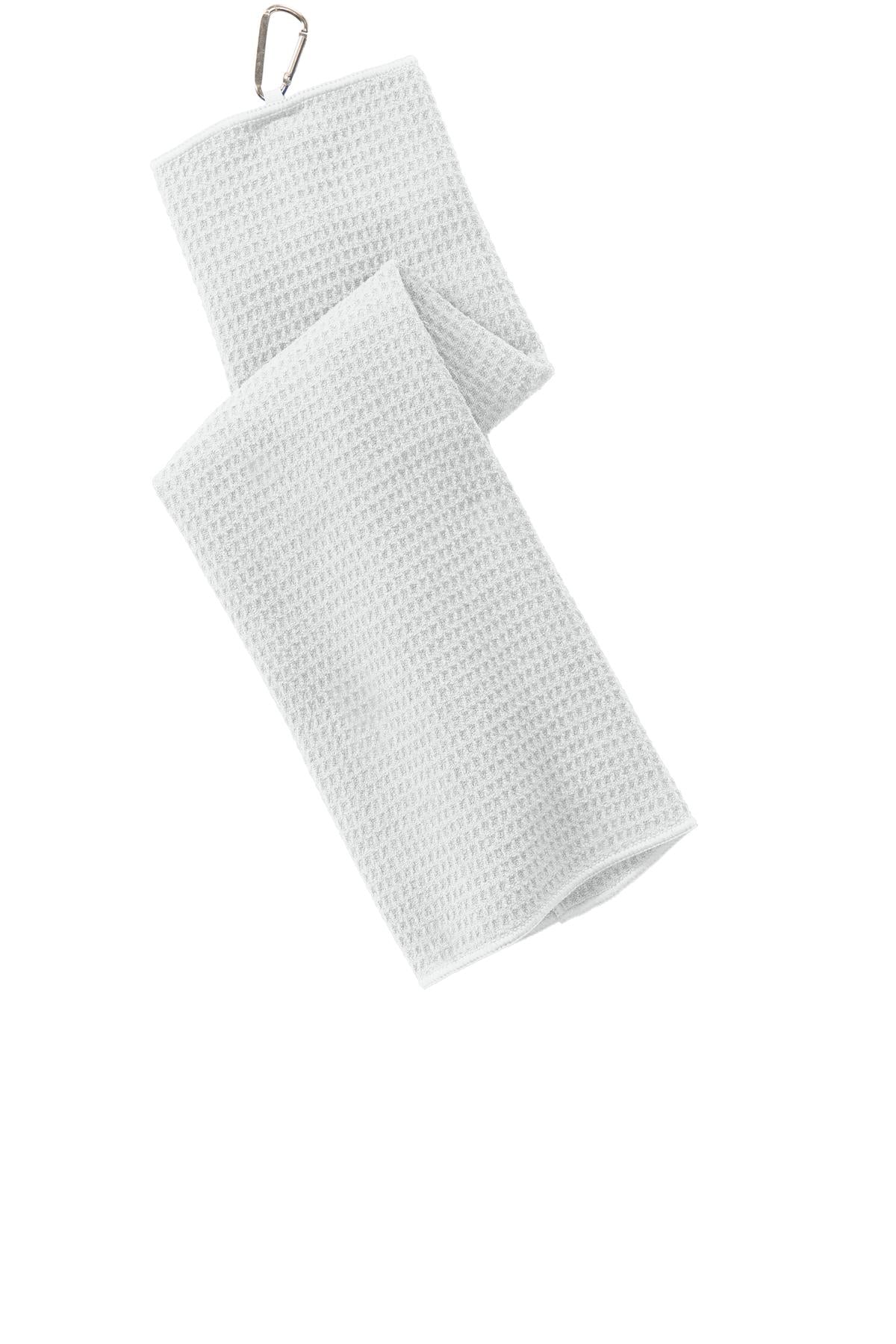 Port Authority TW60 Waffle Microfiber Golf Towel Wholesale Blank