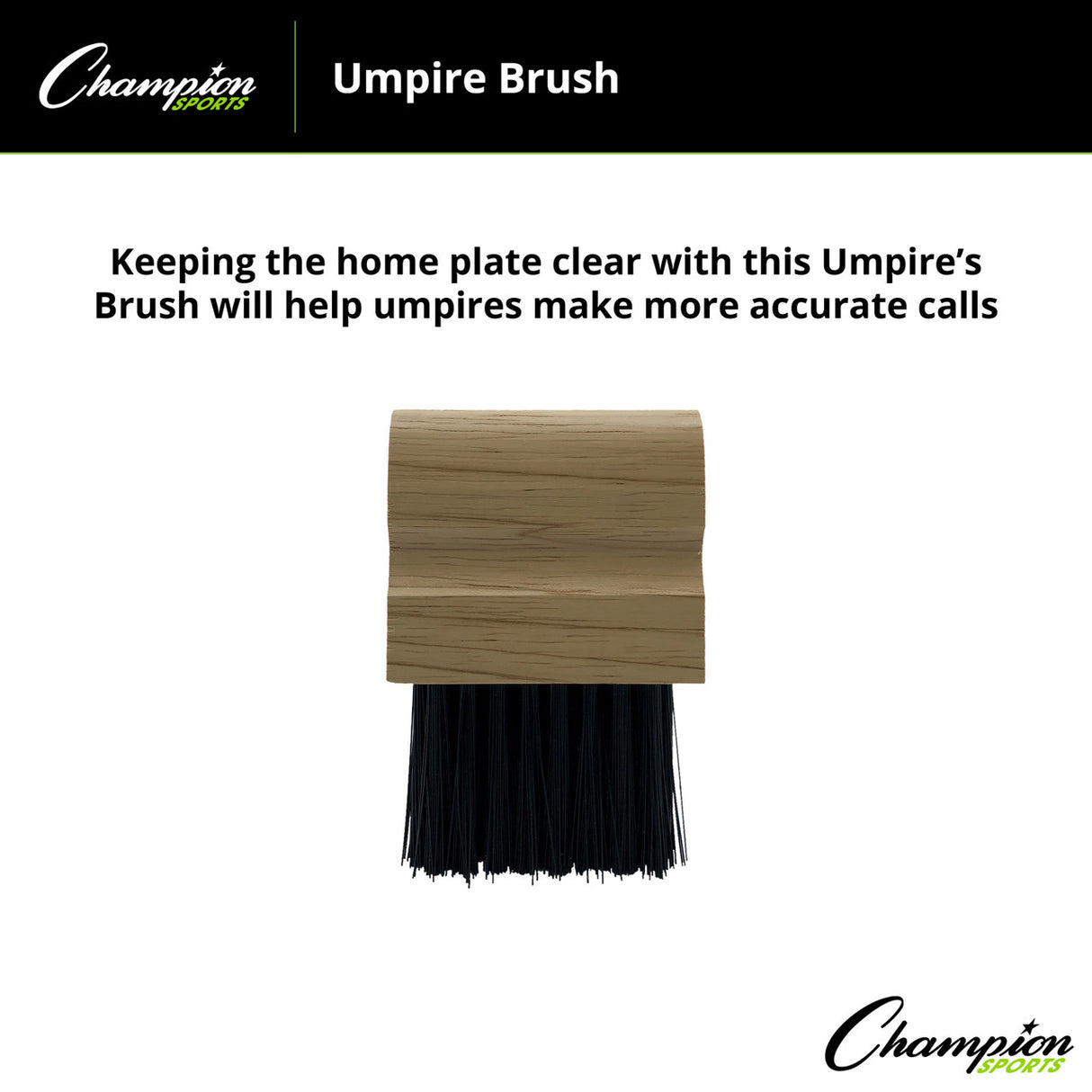 Champion Sports UMPIRE BRUSH