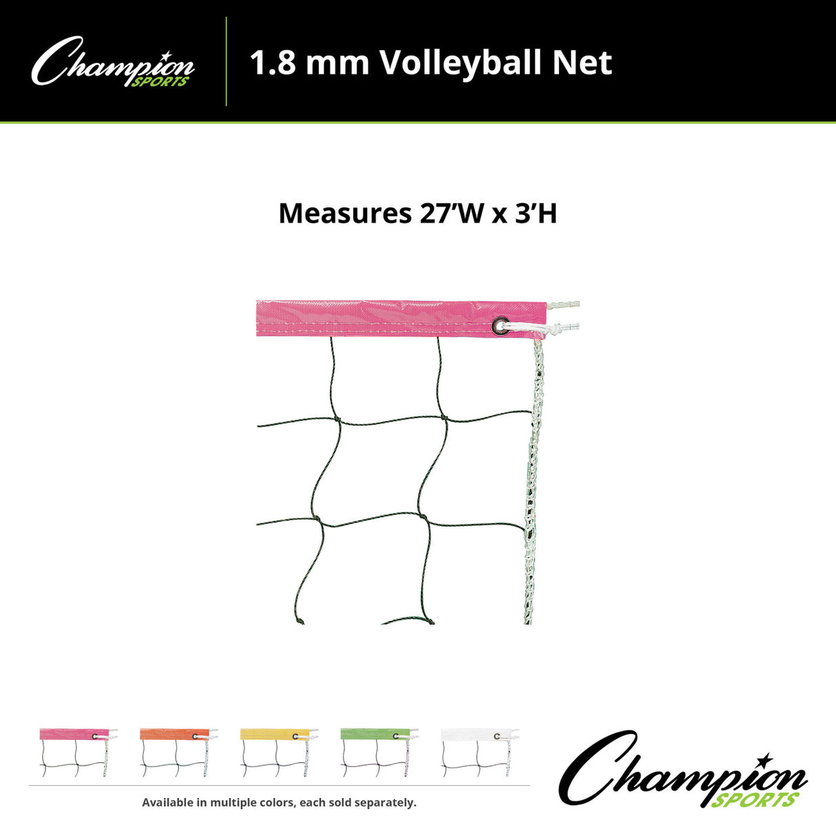 VOLLEYBALL NET COLOR HEADBAND WHITE