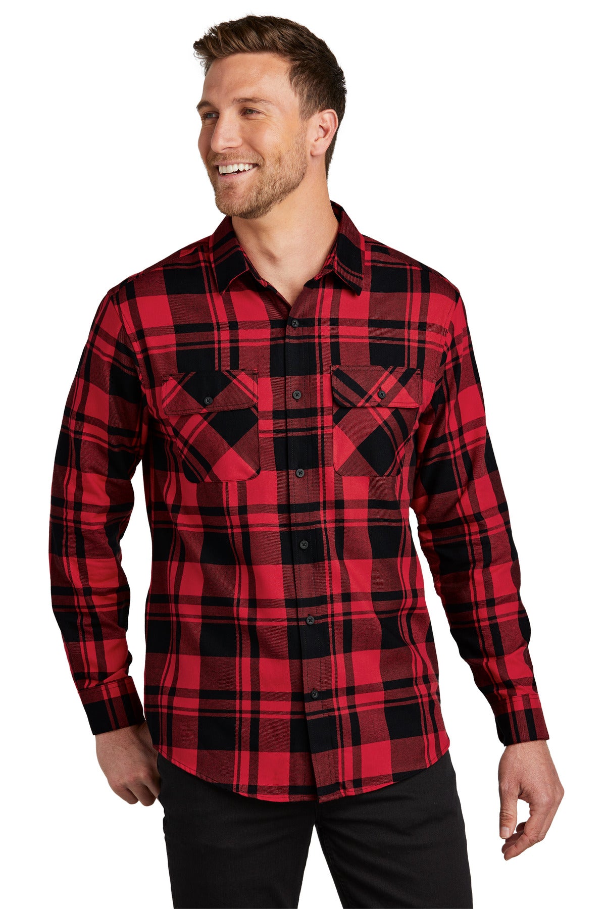 Port Authority W668 Plaid Flannel Shirt