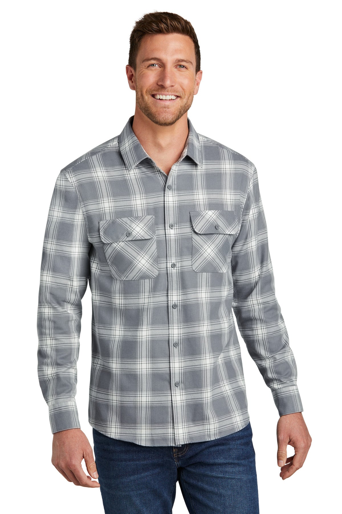 Port Authority ® Plaid Flannel Shirt. W668 - Port Authority W668