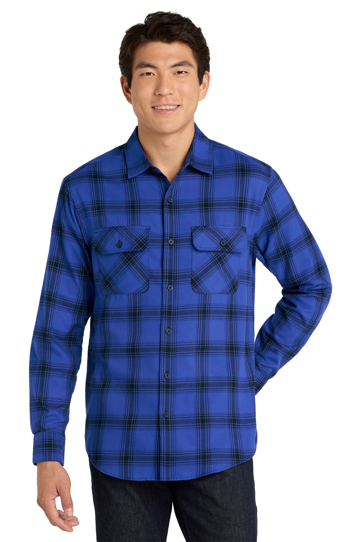 Port Authority ® Plaid Flannel Shirt. W668 - Port Authority W668