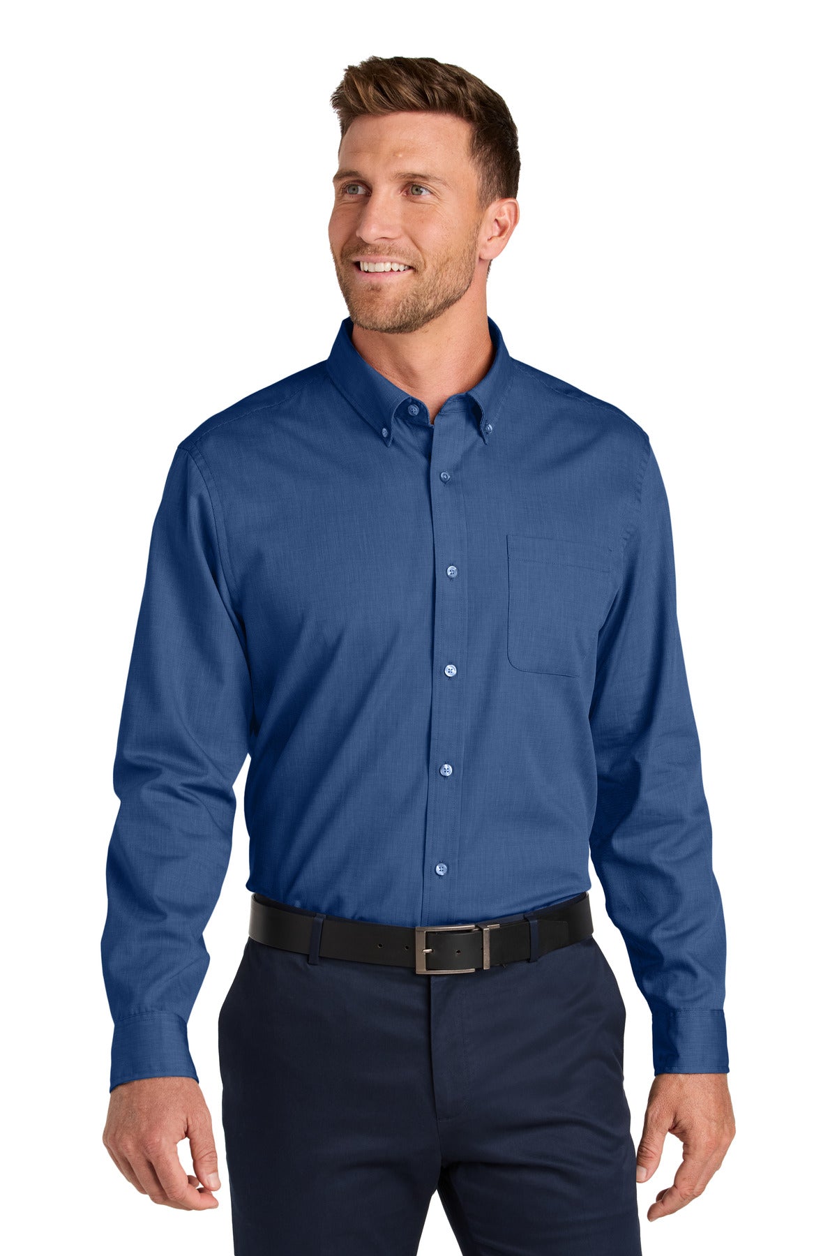 Port Authority ® Long Sleeve Nailhead Easy Care Shirt W816 - Port Authority W816