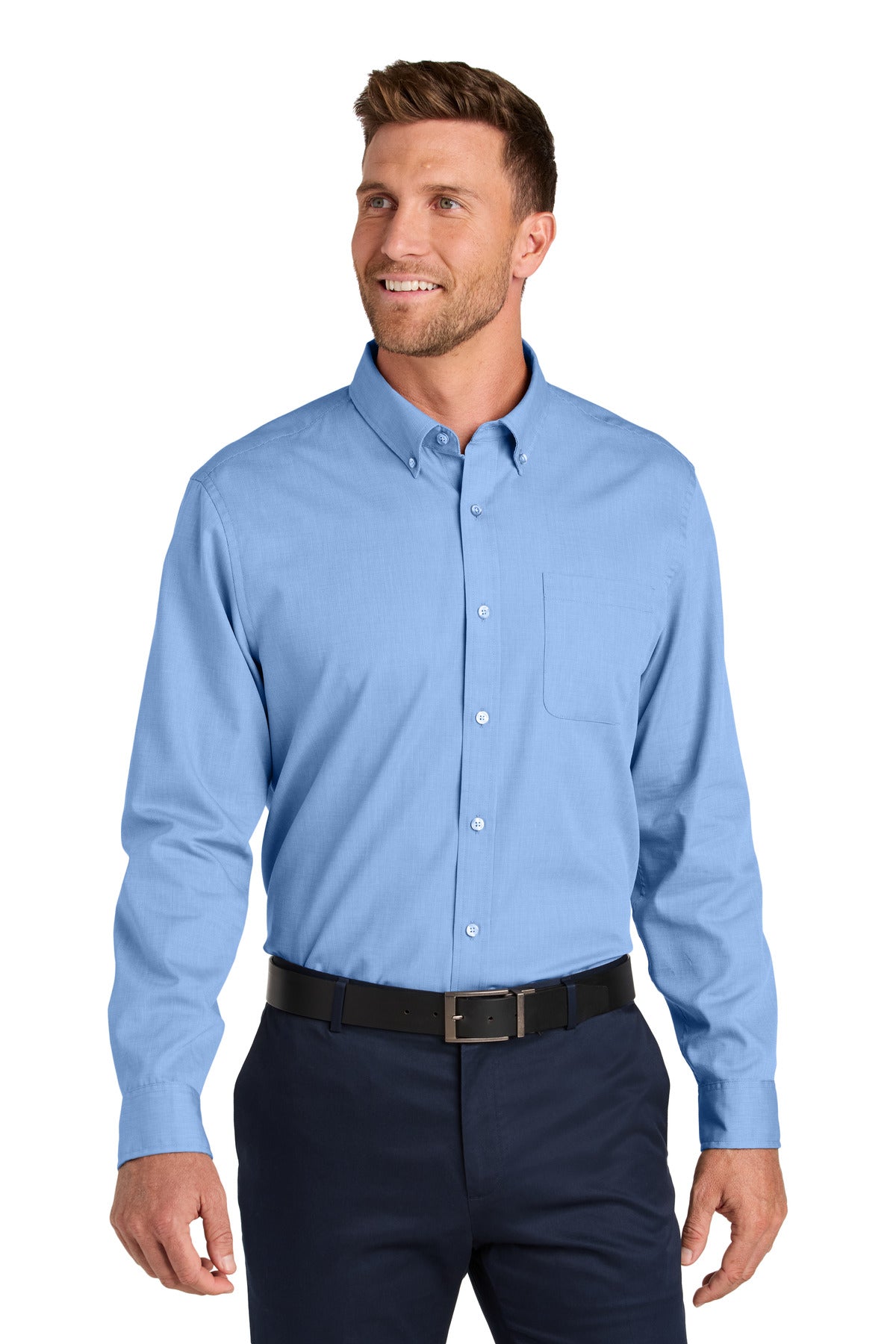 Port Authority ® Long Sleeve Nailhead Easy Care Shirt W816 - Port Authority W816