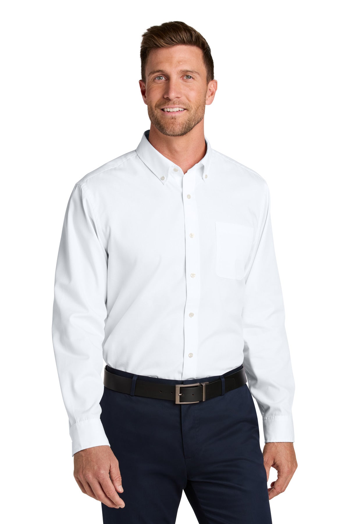 Port Authority ® Long Sleeve Nailhead Easy Care Shirt W816 - Port Authority W816