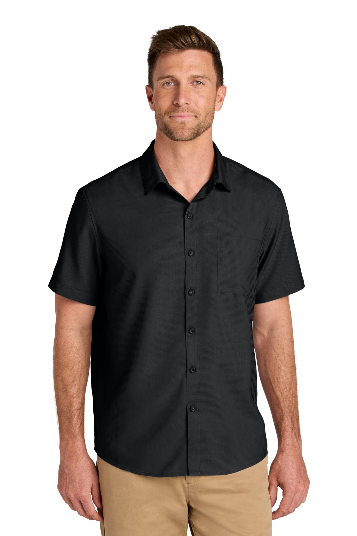 Port Authority ® Short Sleeve UV Dockside Shirt W963 - Port Authority W963
