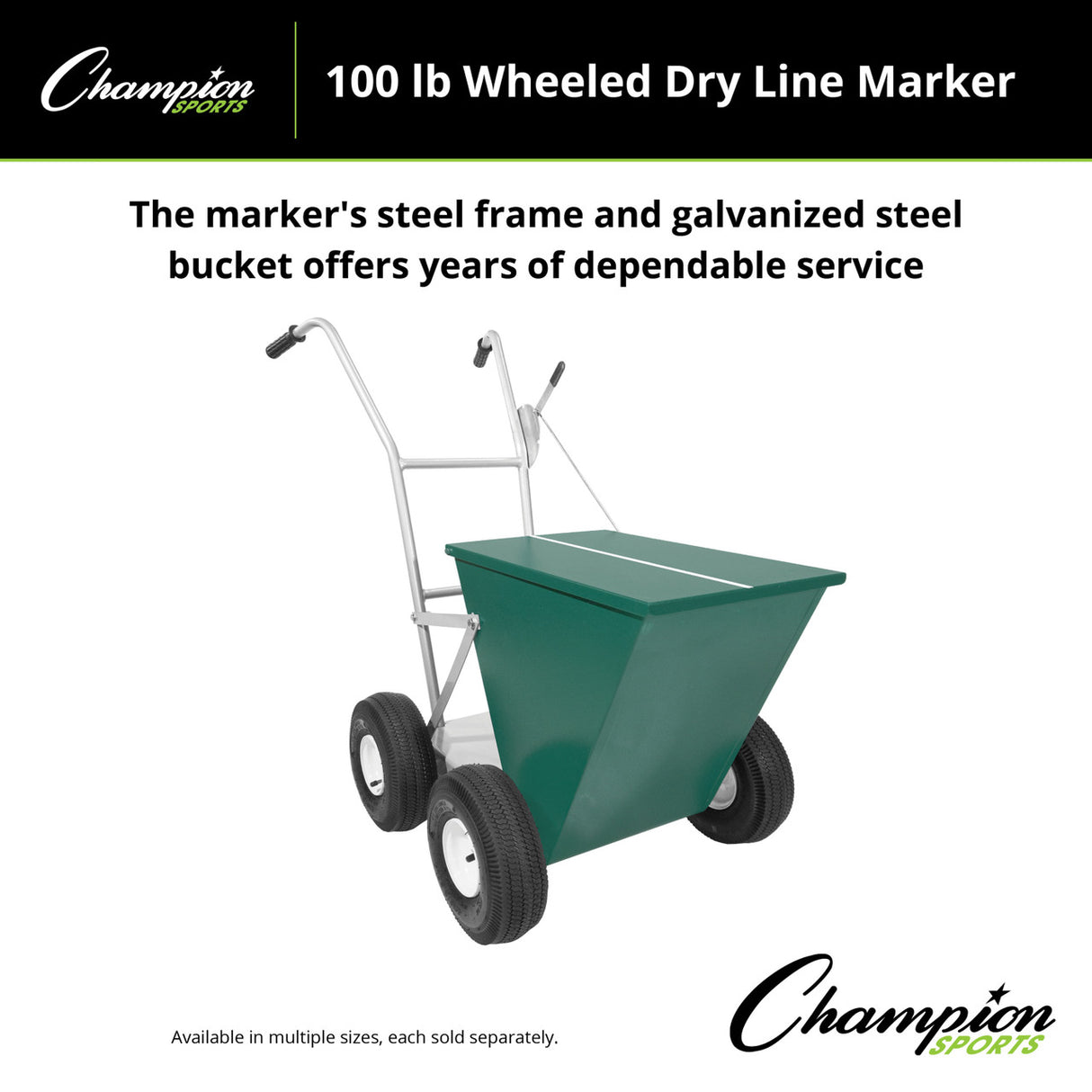 Champion Sports WHEELED DRY LINE MARKER 100 LB