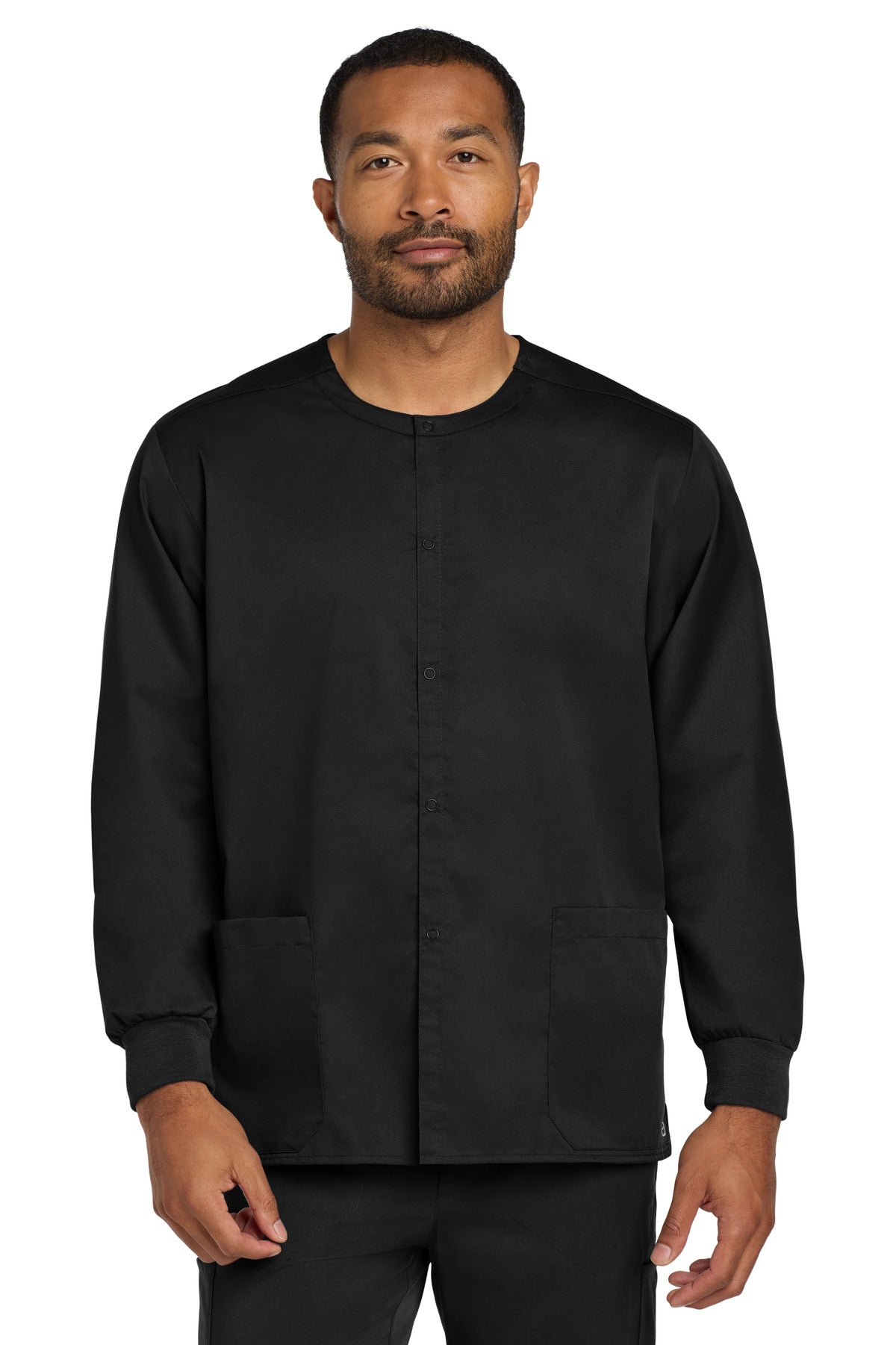 Wink ® Unisex WorkFlex Snap-Front Scrub Jacket WW3080 - Wink WW3080
