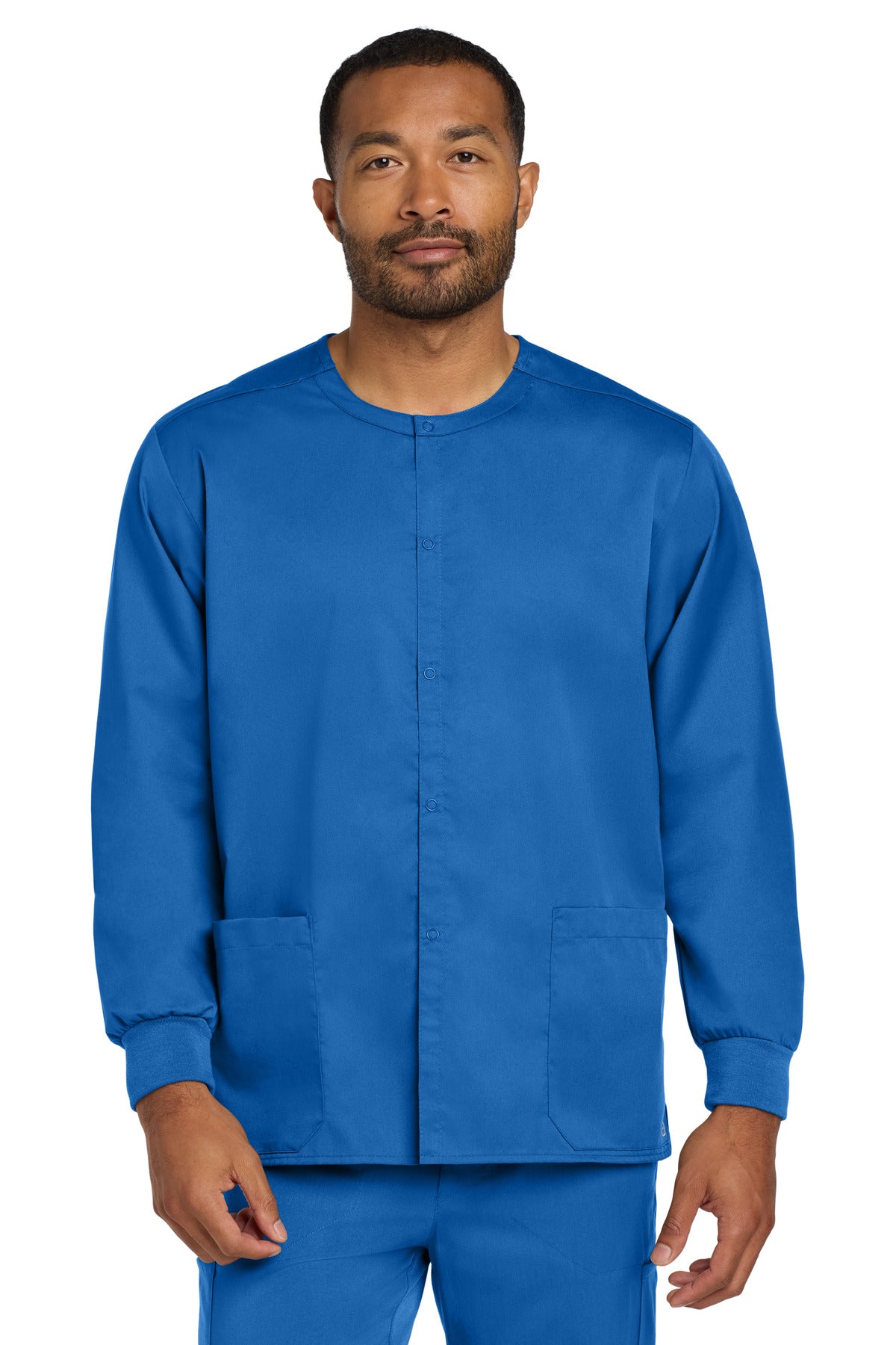 Wink ® Unisex WorkFlex Snap-Front Scrub Jacket WW3080 - Wink WW3080