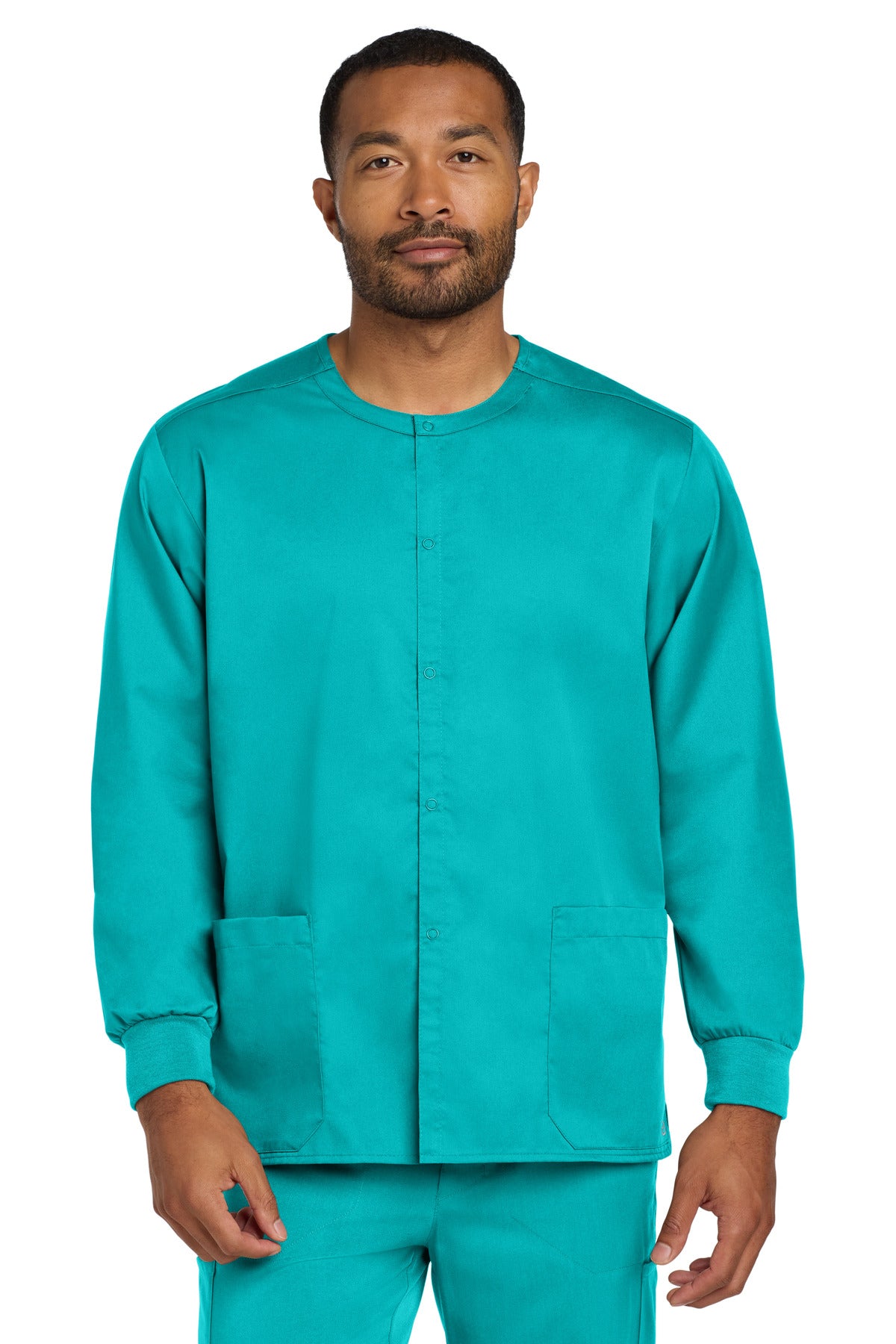 Wink ® Unisex WorkFlex Snap-Front Scrub Jacket WW3080 - Wink WW3080