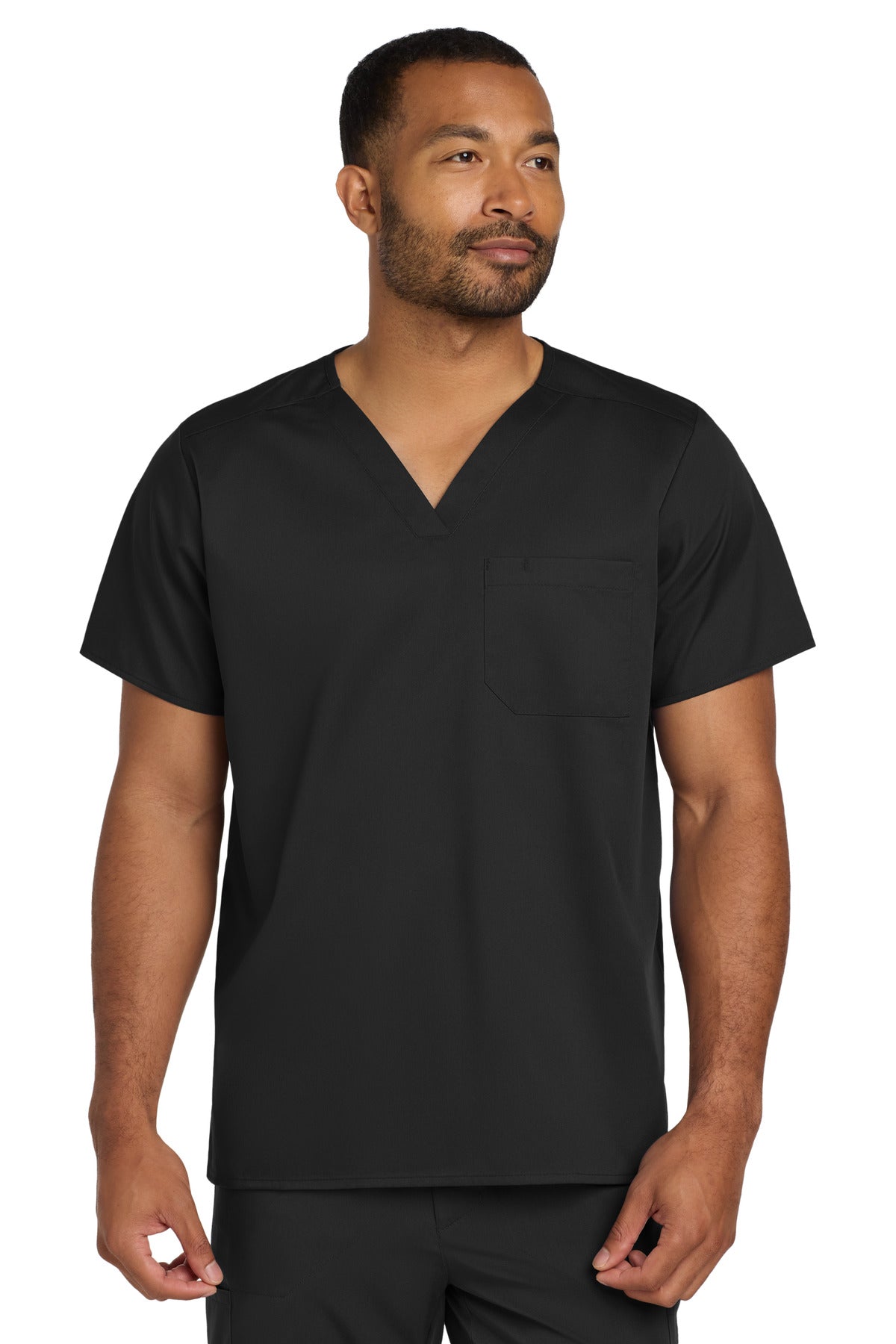 Wink ® Unisex WorkFlex Chest Pocket V-Neck Top WW3160 - Wink WW3160