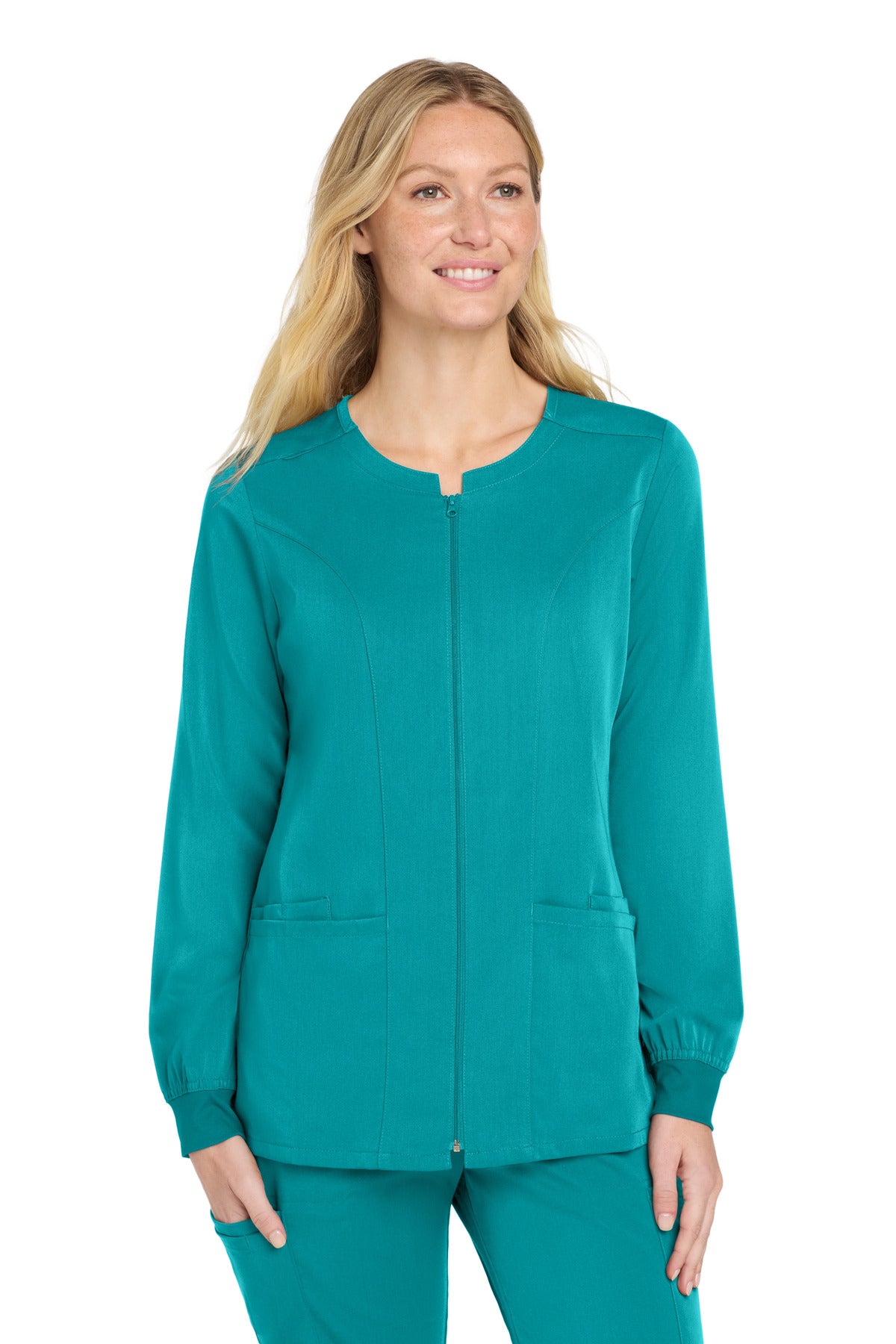 Wink ® Women's Premiere Flex ™ Full-Zip Scrub Jacket WW4088 - Wink WW4088