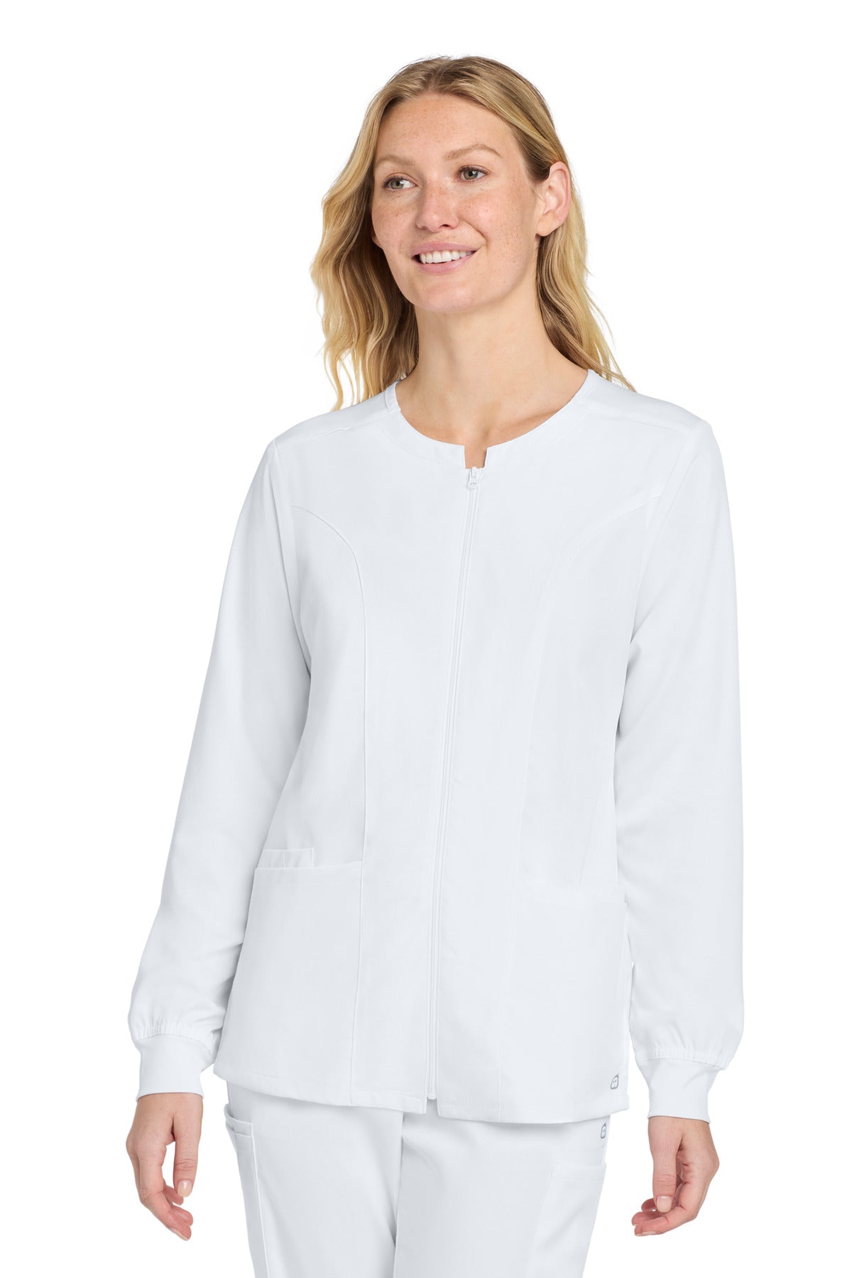 Wink ® Women's Premiere Flex ™ Full-Zip Scrub Jacket WW4088 - Wink WW4088