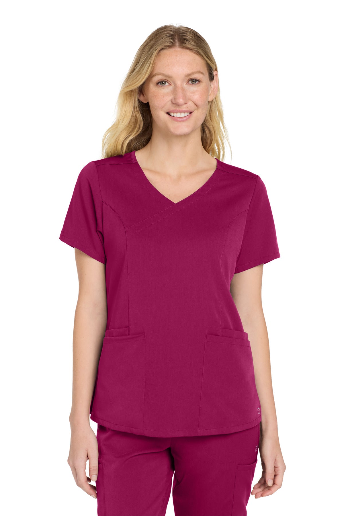 Wink ® Women's Premiere Flex ™ Mock Wrap Top WW4268 - Wink WW4268