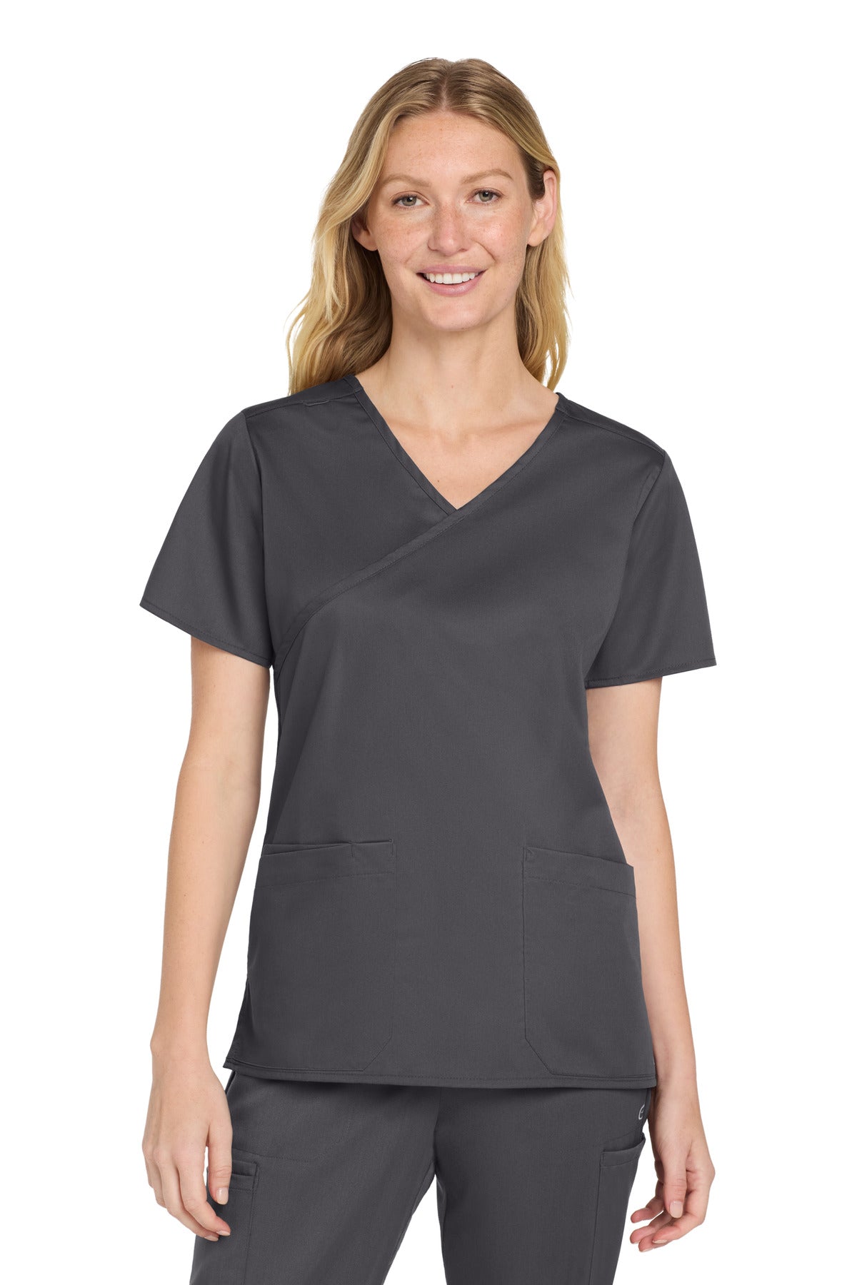 Wink ® Women's WorkFlex ™ Mock Wrap Top WW4760 - Wink WW4760