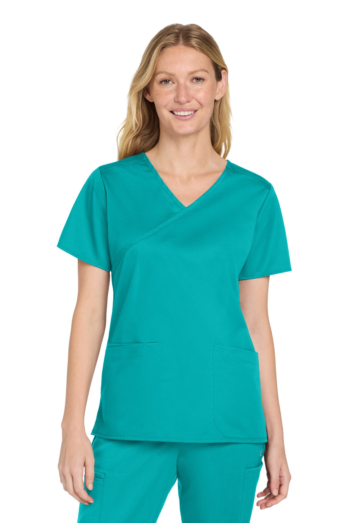 Wink ® Women's WorkFlex ™ Mock Wrap Top WW4760 - Wink WW4760