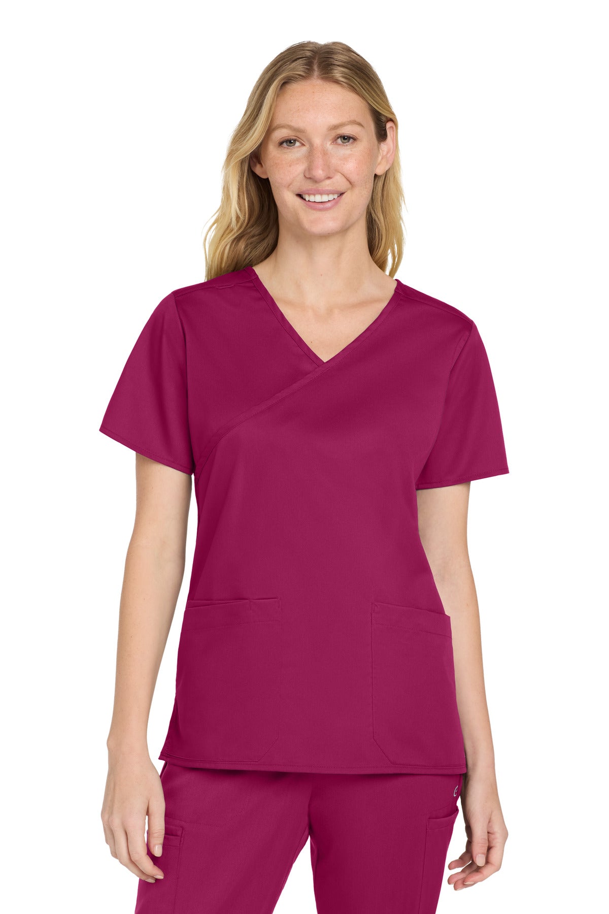 Wink ® Women's WorkFlex ™ Mock Wrap Top WW4760 - Wink WW4760