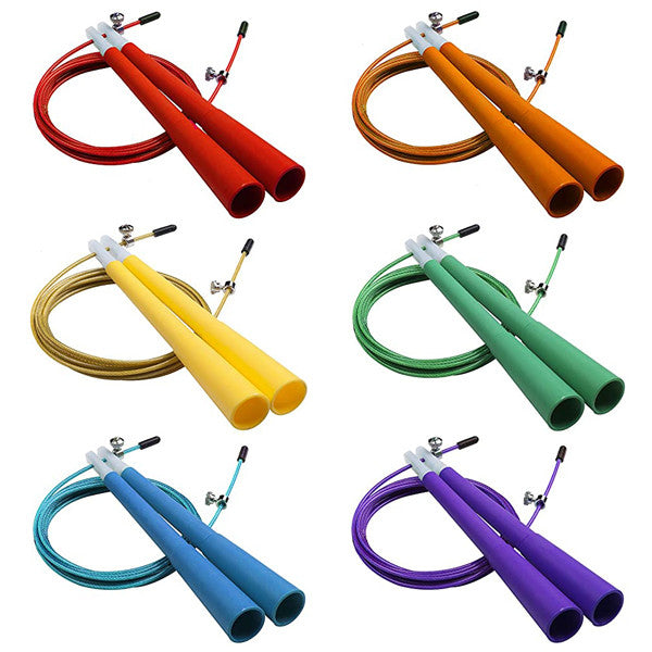 Champion Sports DOUBLE BEARING SPEED JUMP ROPE SINGLE, BLACK